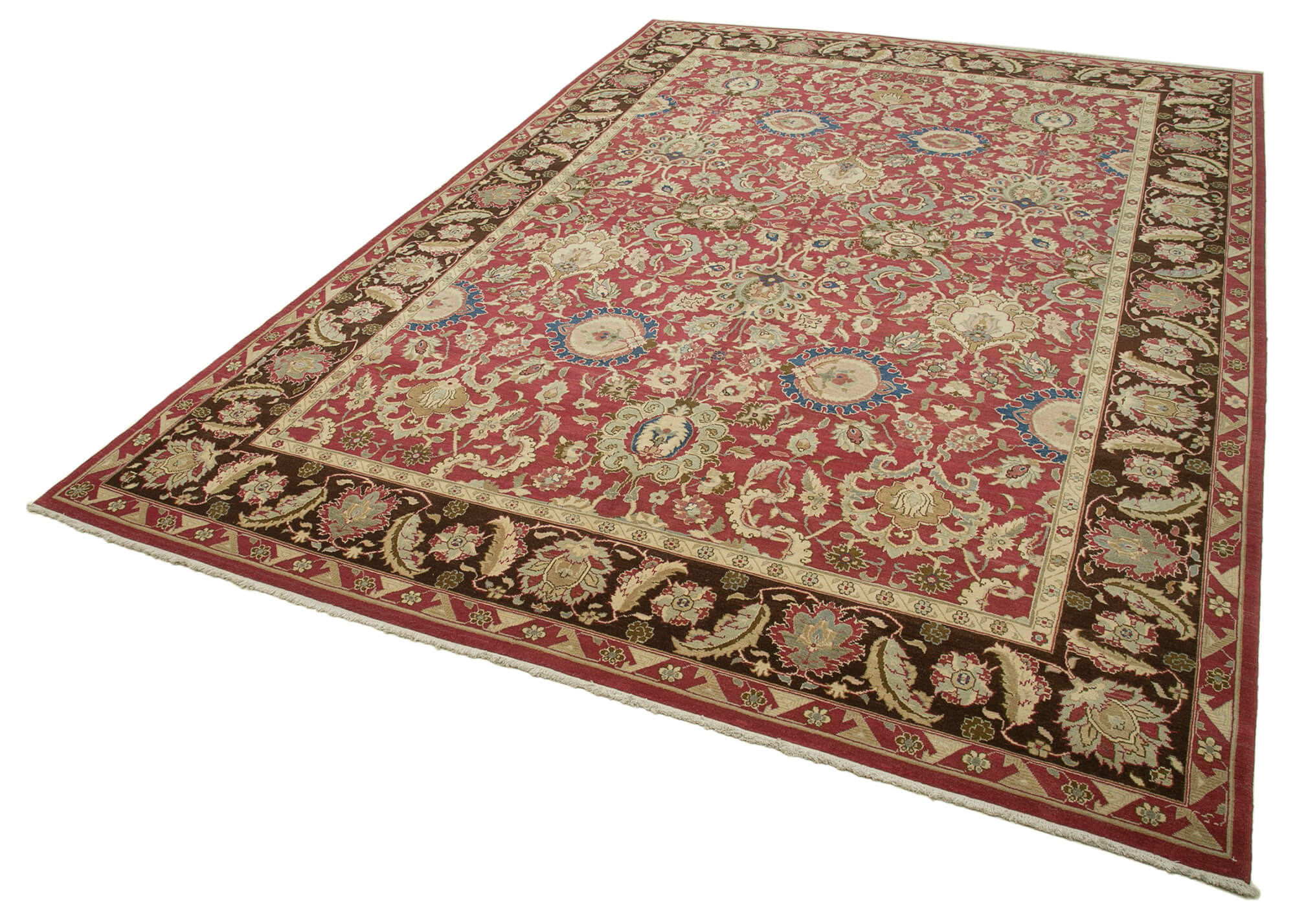 Burgundy Grand Oushak — 3.02 x 4.37