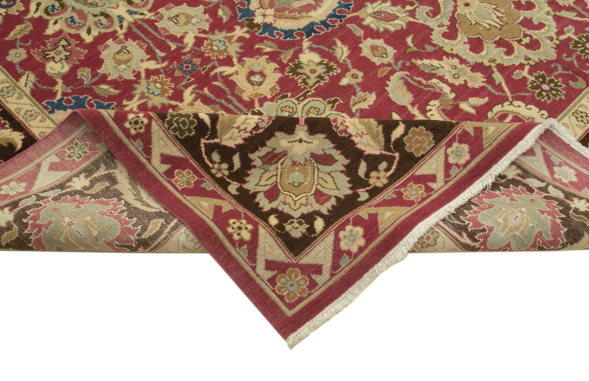 Burgundy Grand Oushak — 3.02 x 4.37