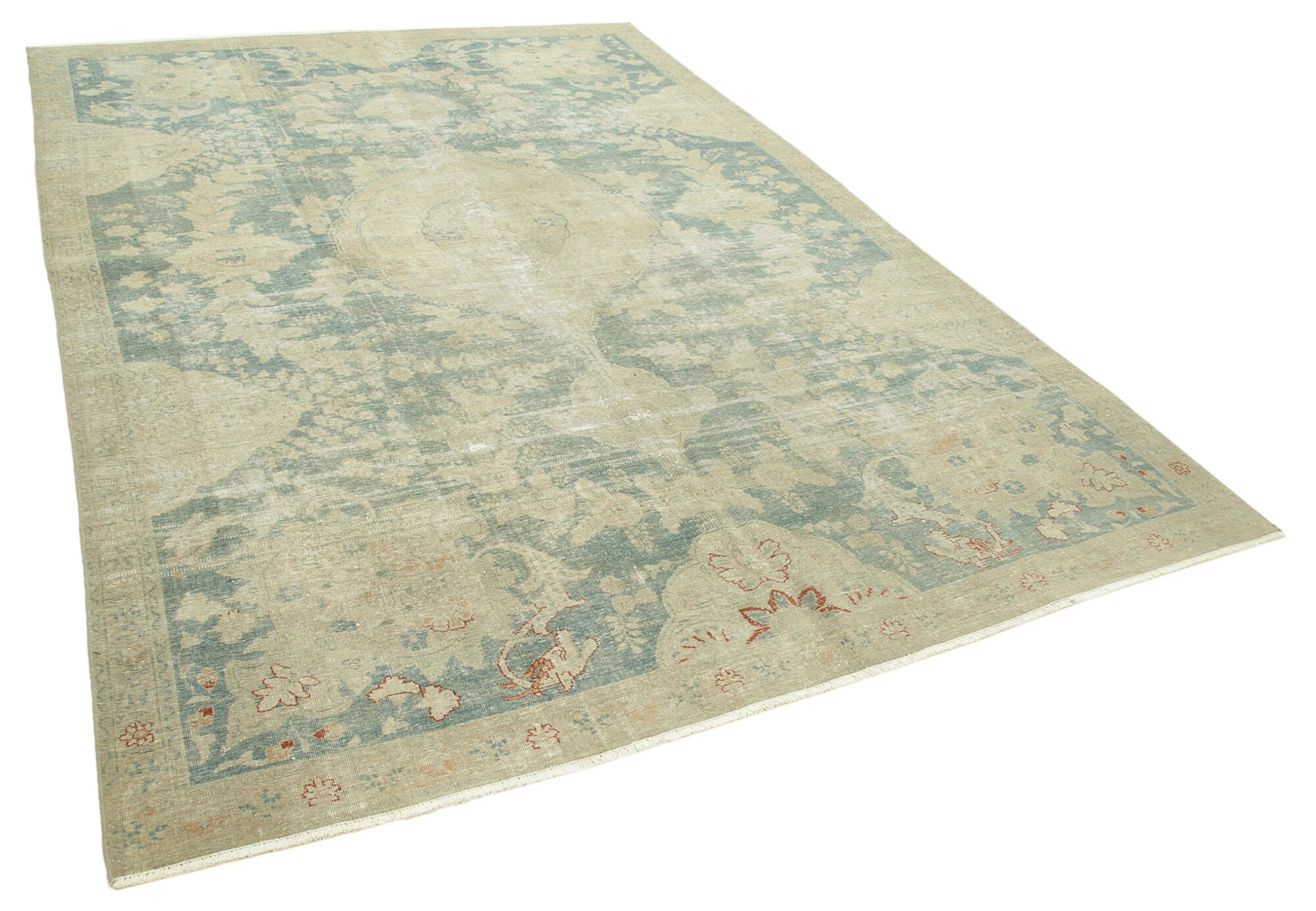 Beige Persian Handmade — 2.12 x 3.15