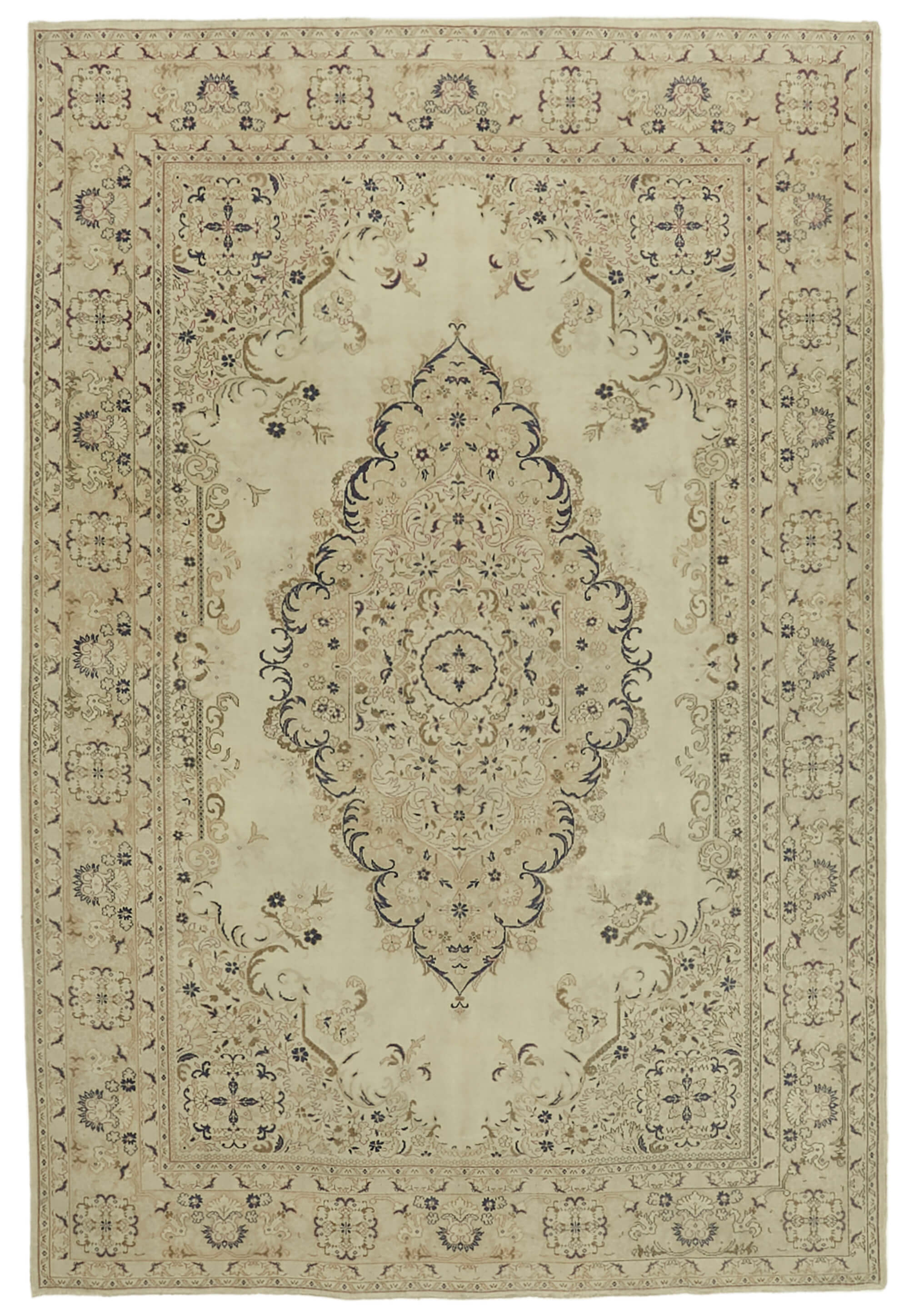 Beige Persian Handmade — 2.13 x 3.14