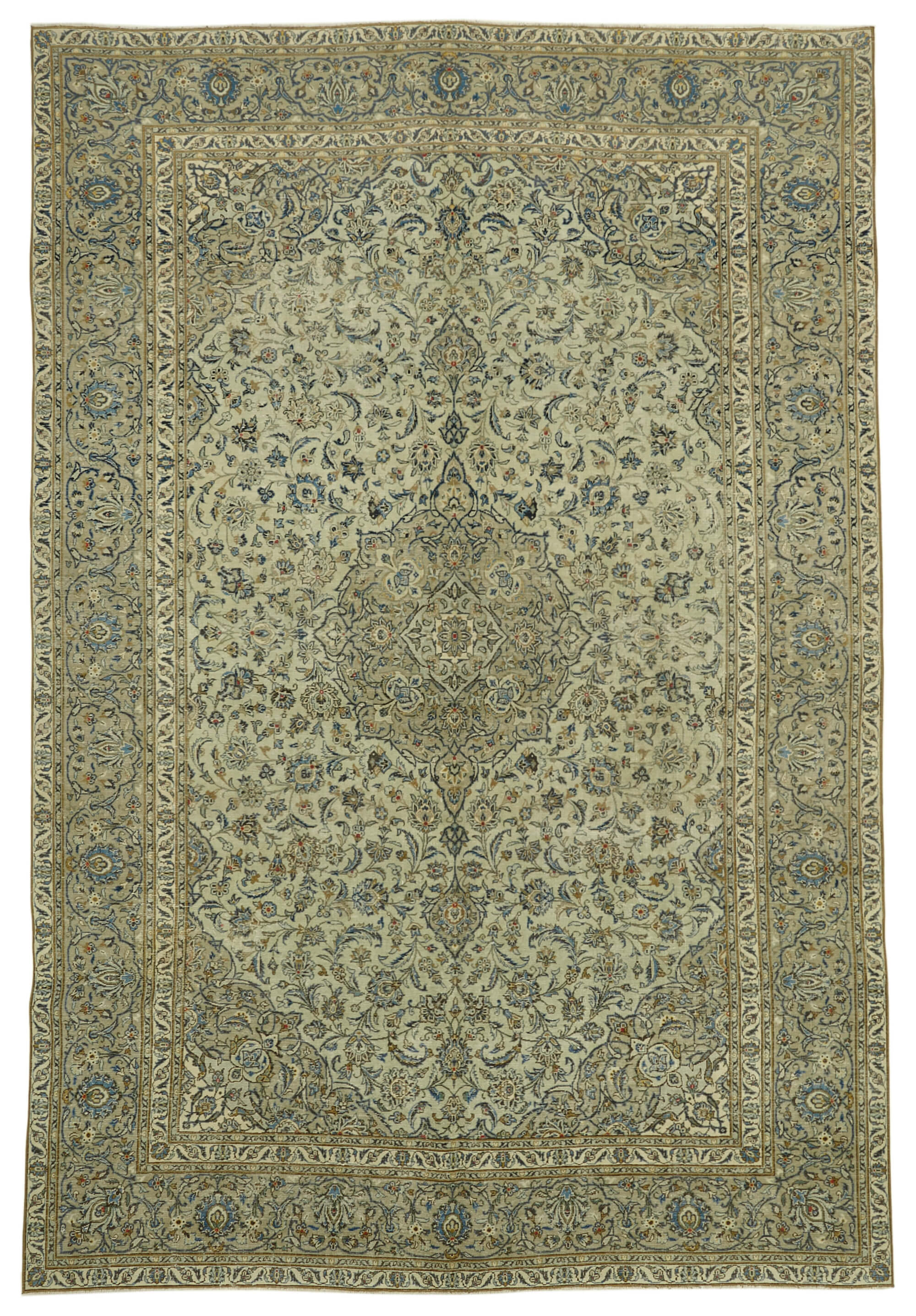 Beige Persian Handmade — 2.89 x 4.30