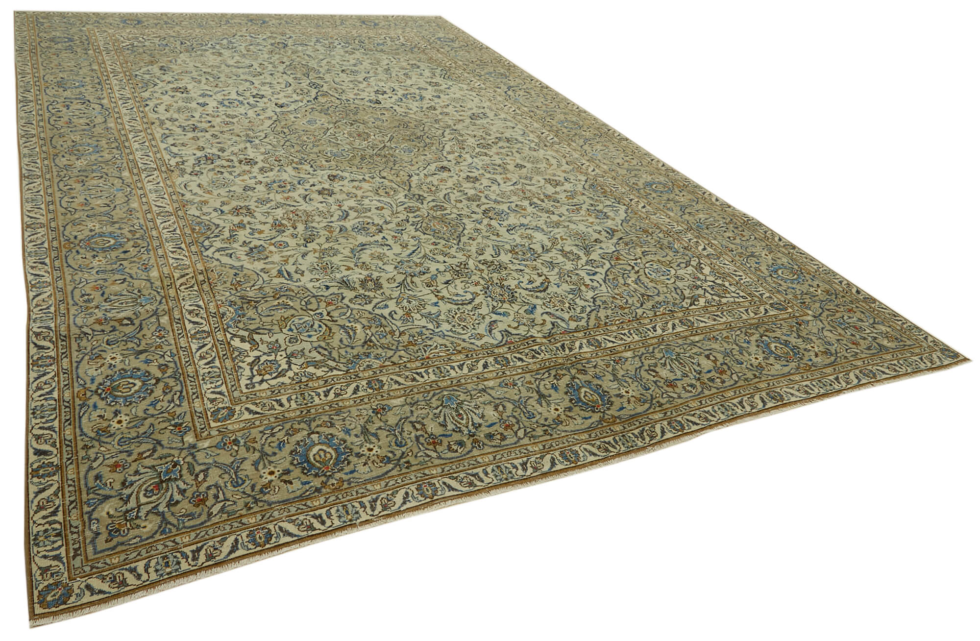Beige Persian Handmade — 2.89 x 4.30