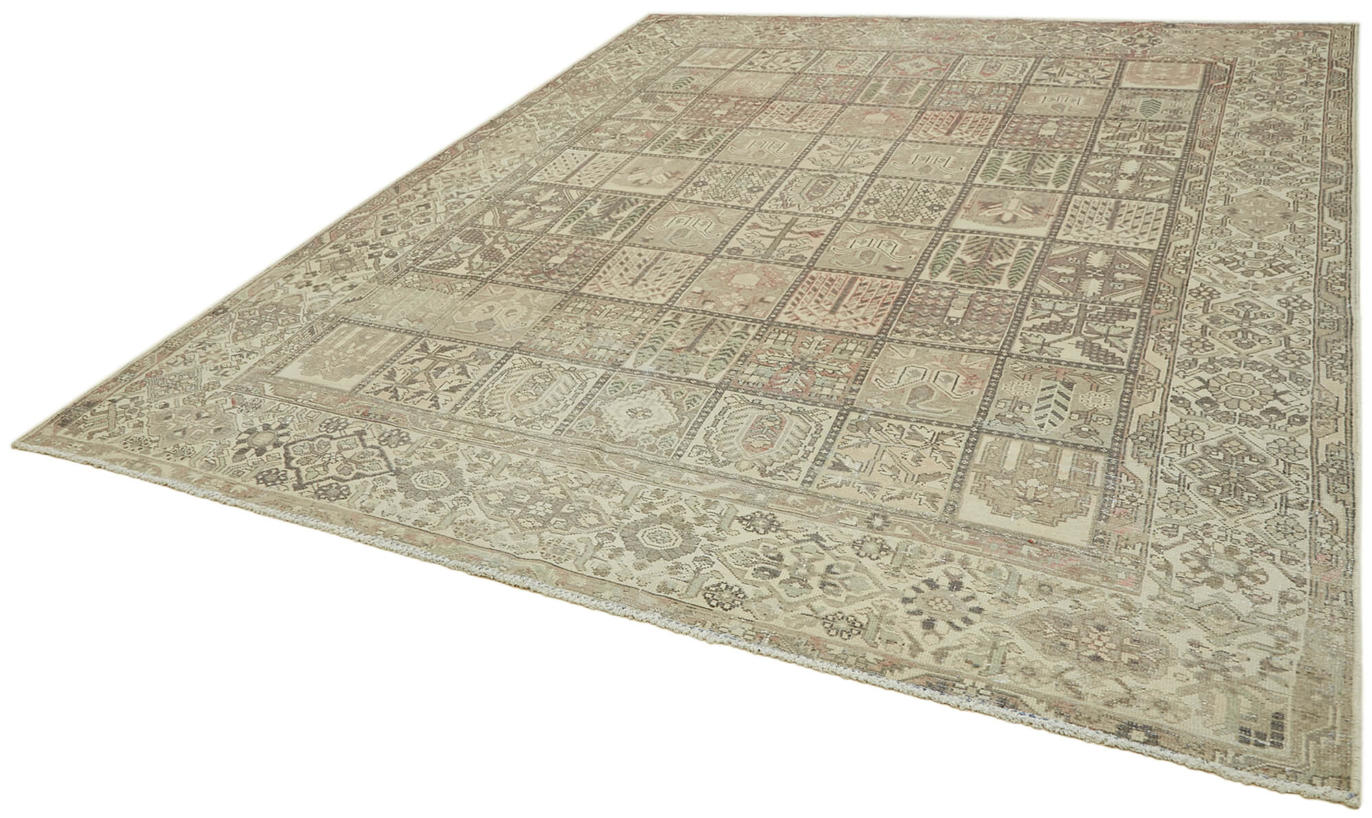 Beige Persian Handmade — 3.03 x 3.68