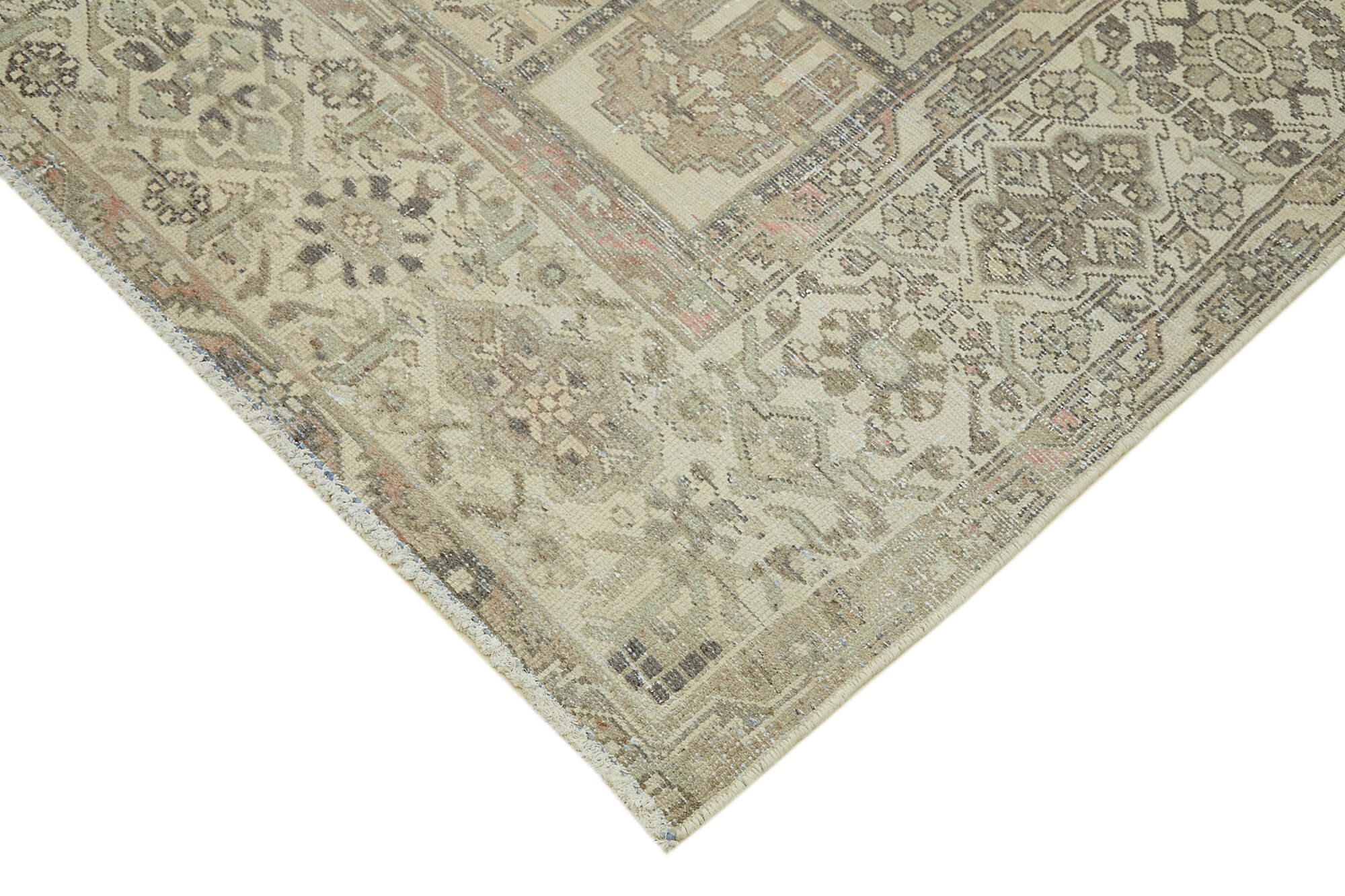 Beige Persian Handmade — 3.03 x 3.68