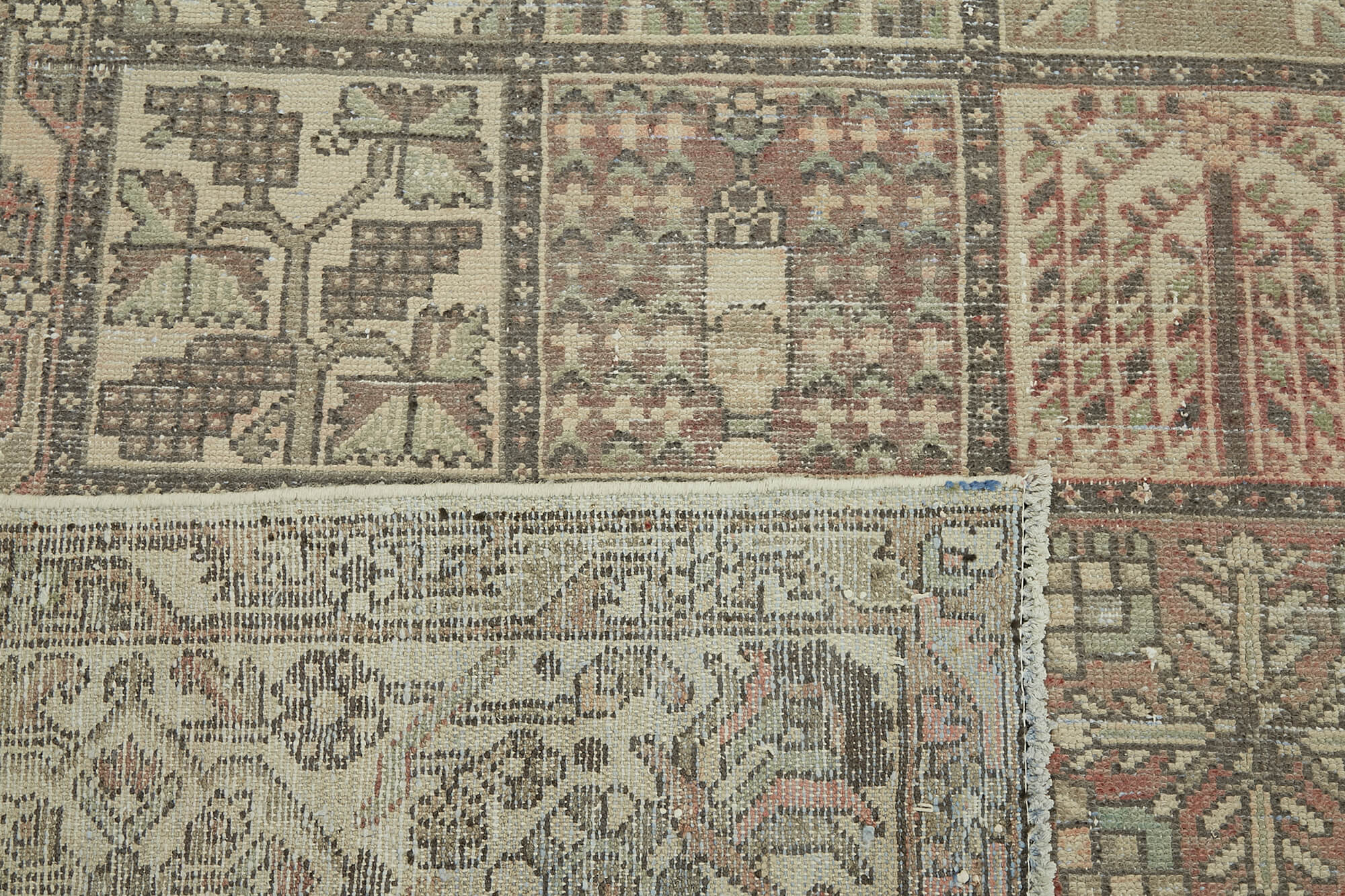 Beige Persian Handmade — 3.03 x 3.68