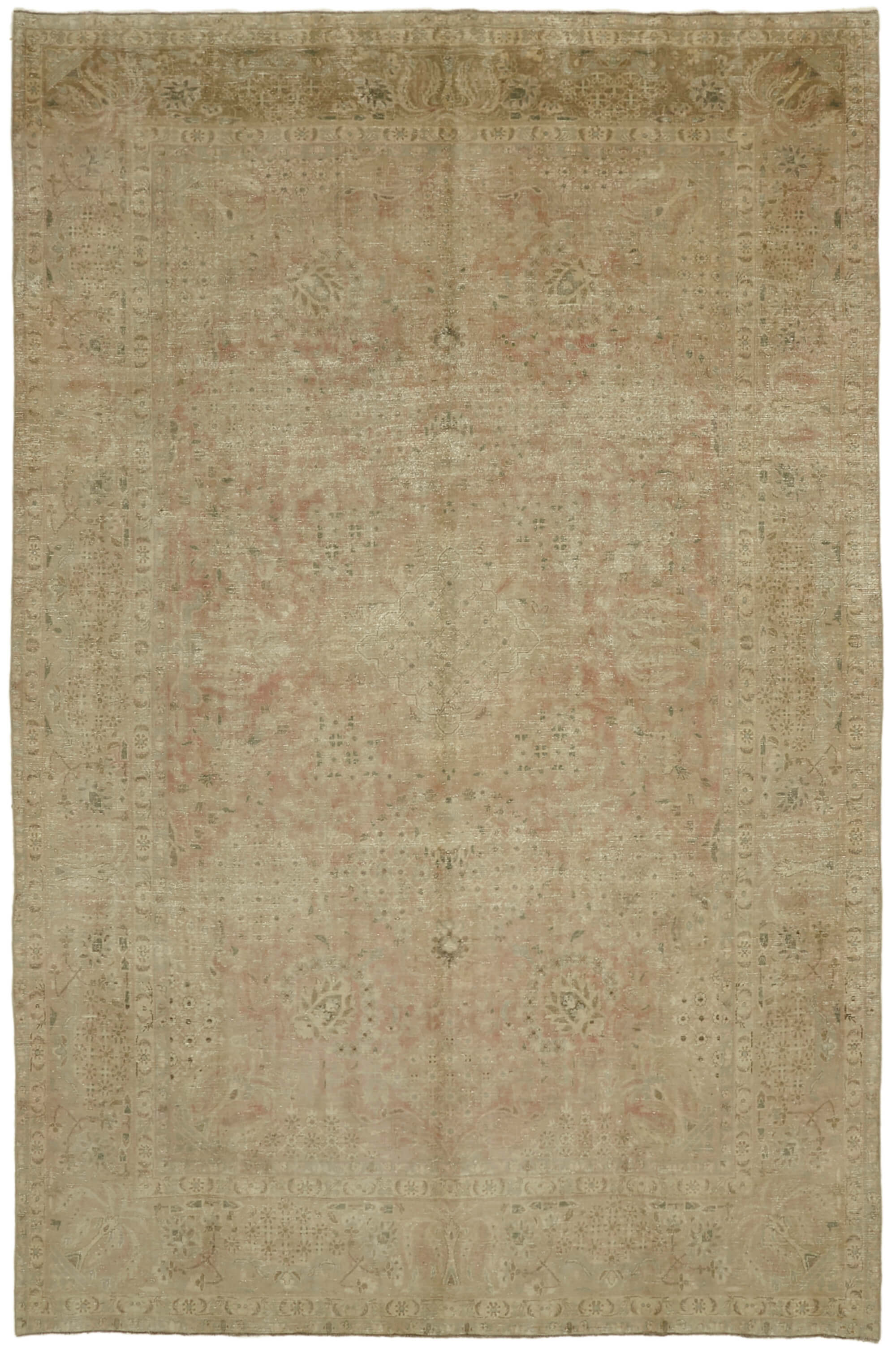 Beige Persian Handmade — 2.87 x 4.29