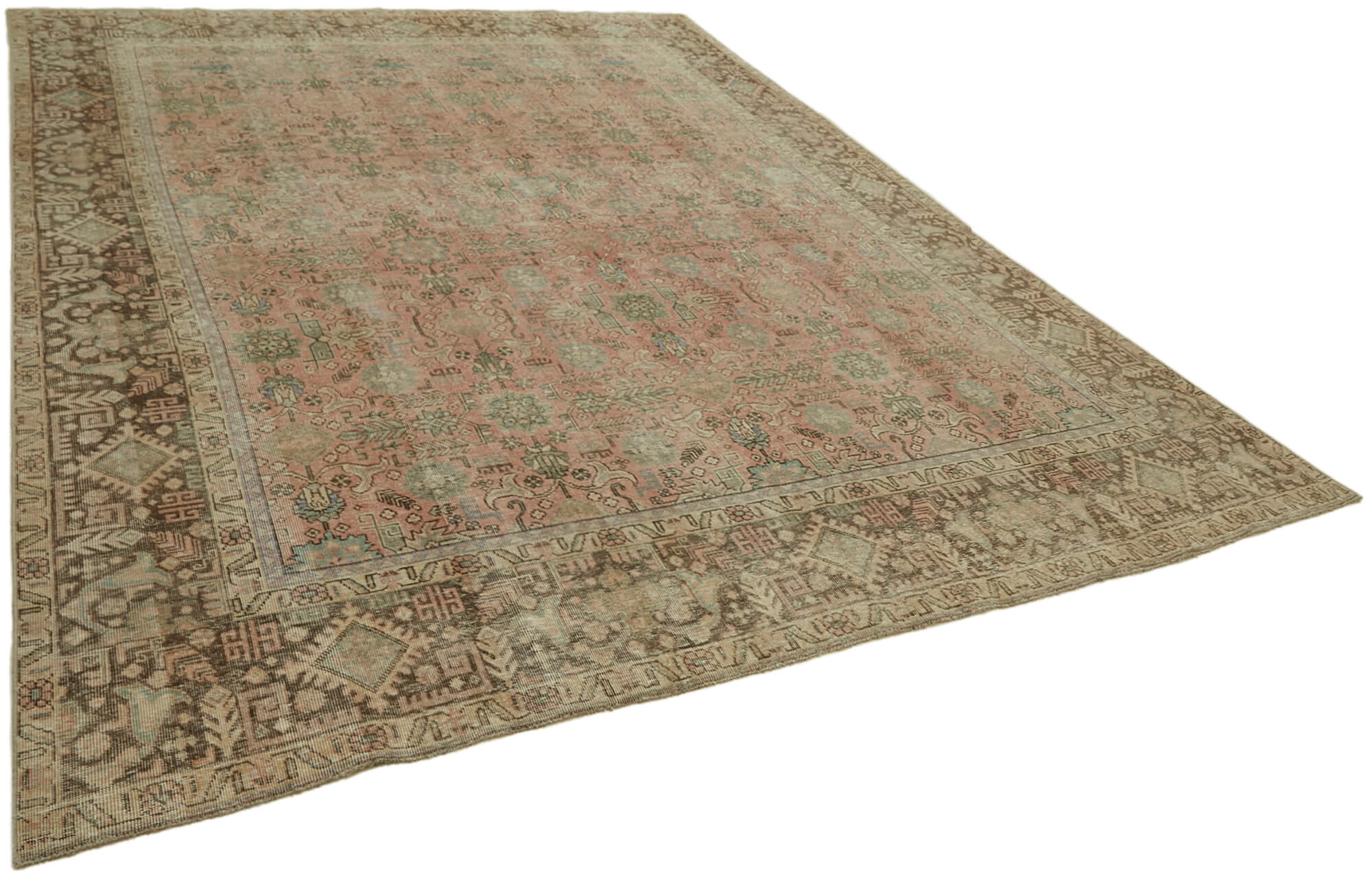 Beige Persian Handmade — 2.95 x 3.79