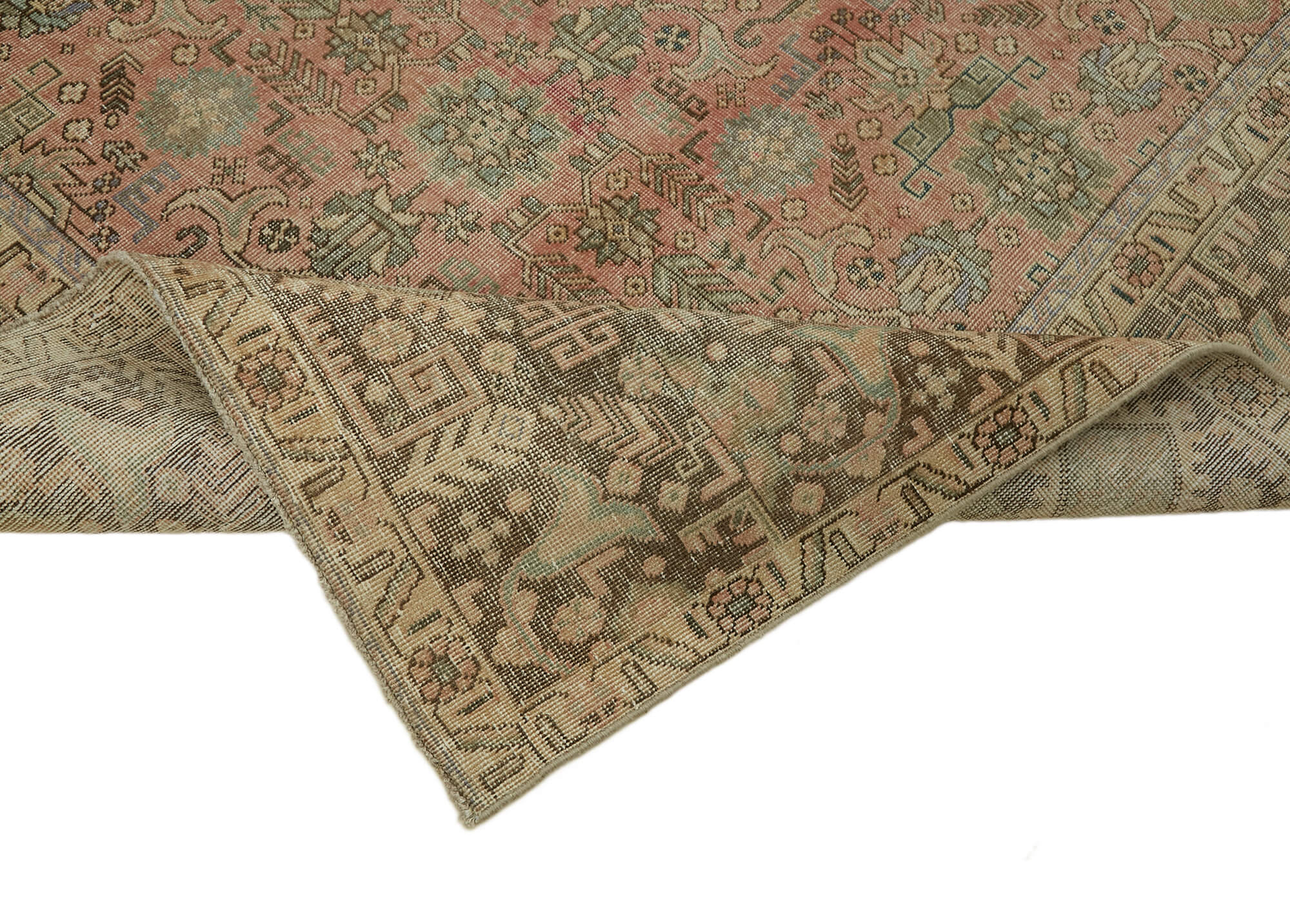 Beige Persian Handmade — 2.95 x 3.79