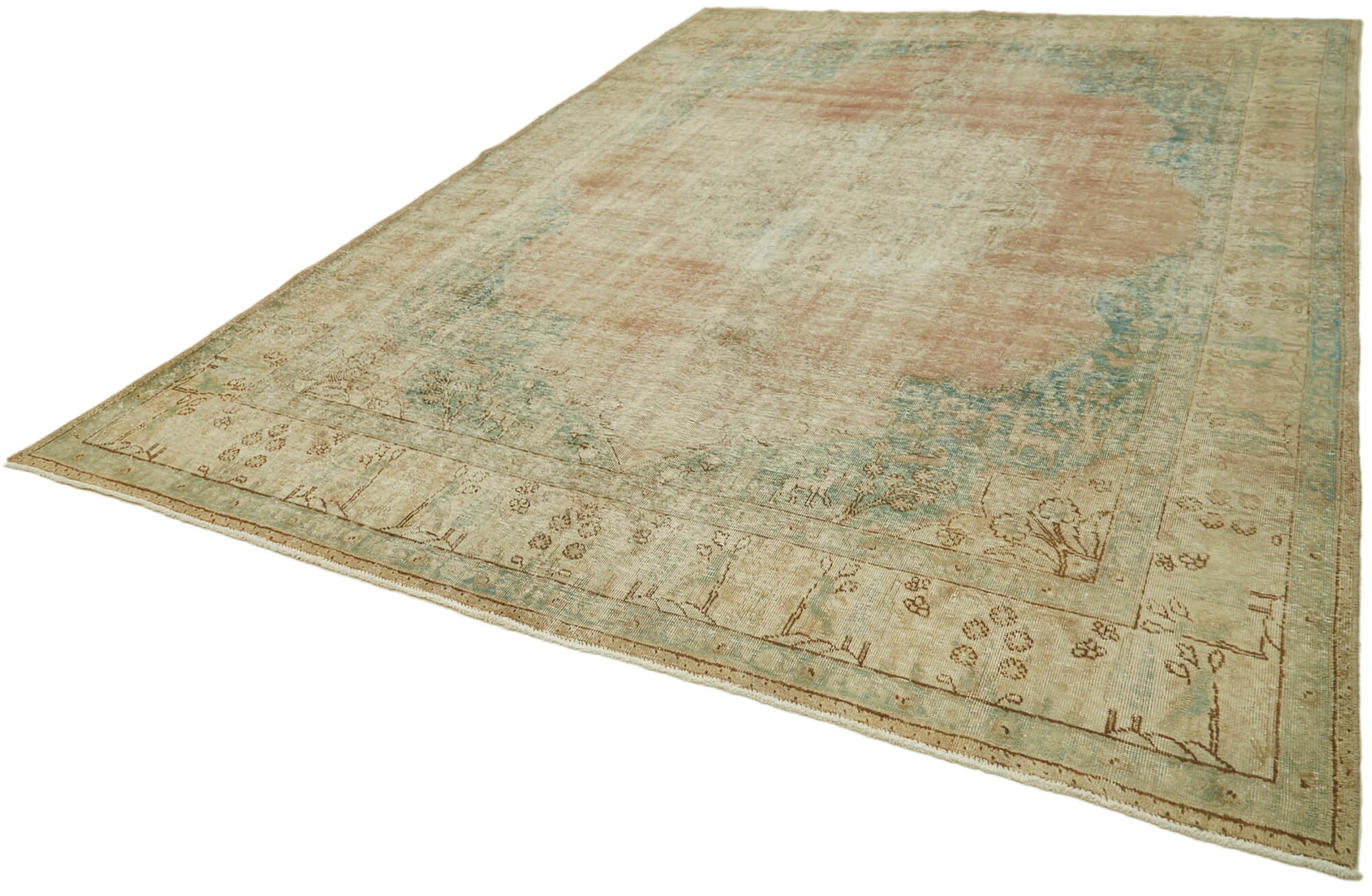 Beige Persian Handmade — 2.80 x 3.88