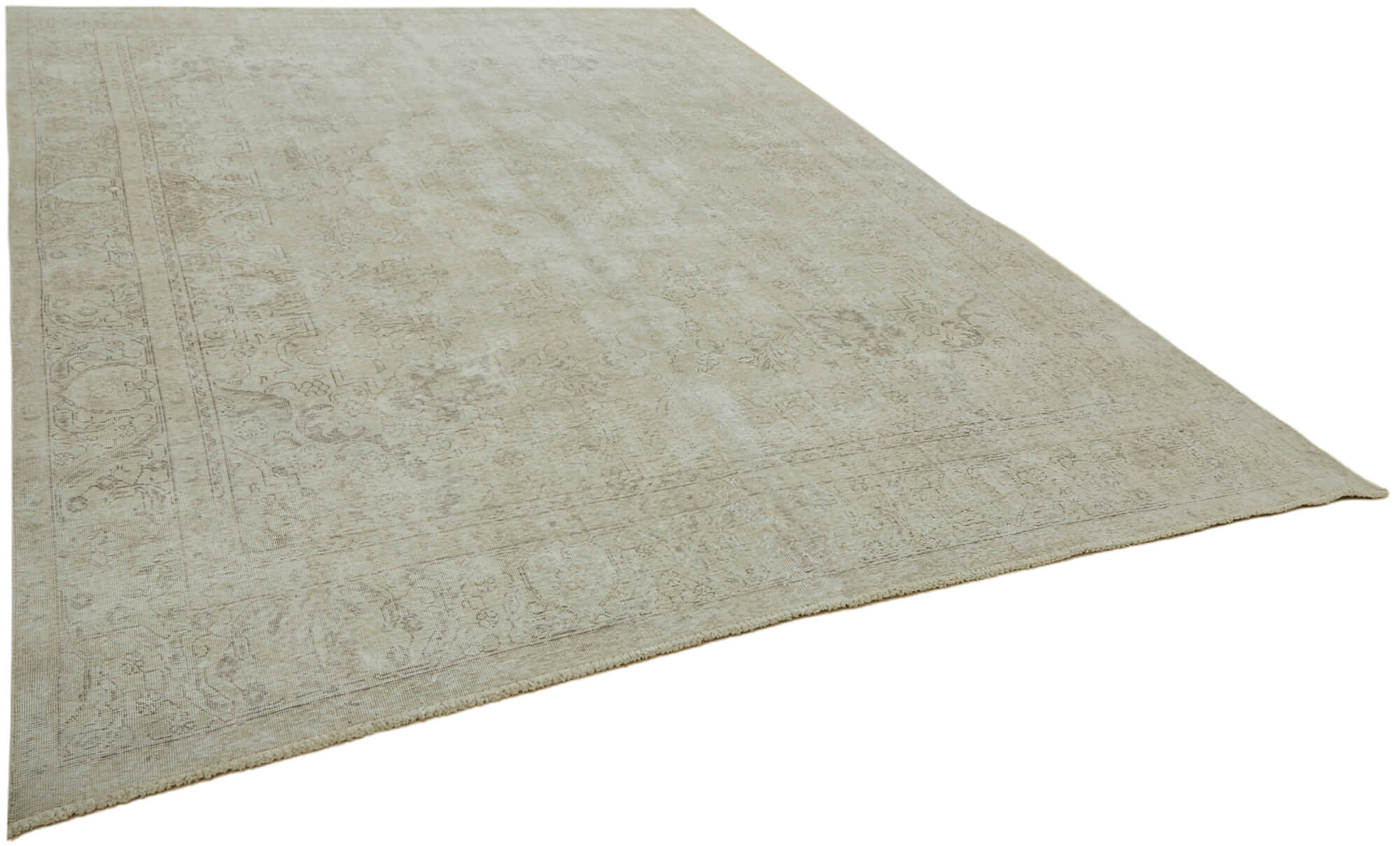 Beige Persian Handmade — 2.86 x 3.77