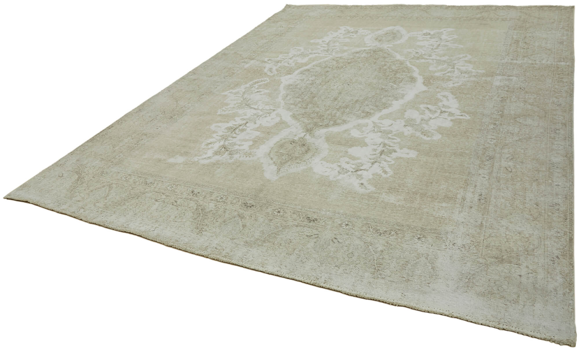 Beige Persian Handmade — 3.04 x 3.76