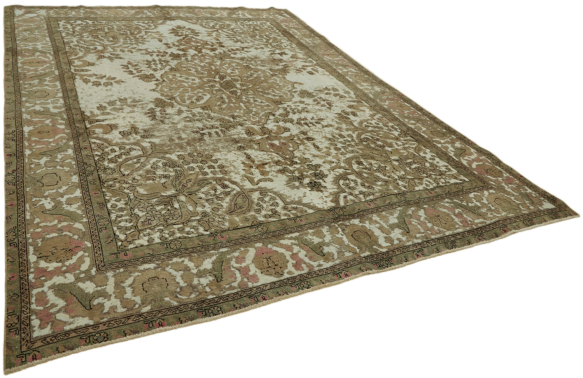 Beige Persian Handmade — 2.84 x 3.83