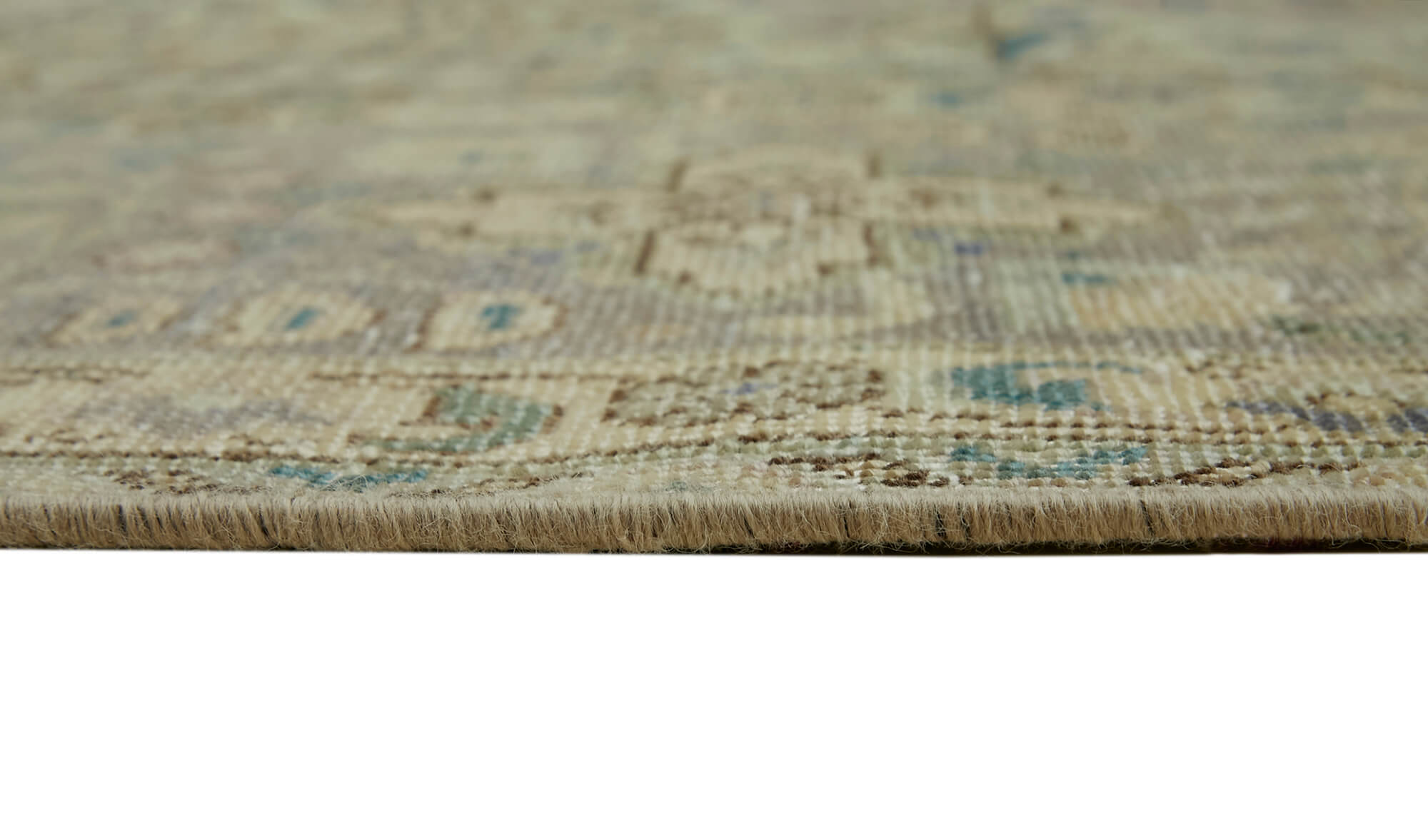 Beige Persian Handmade — 2.46 x 3.55