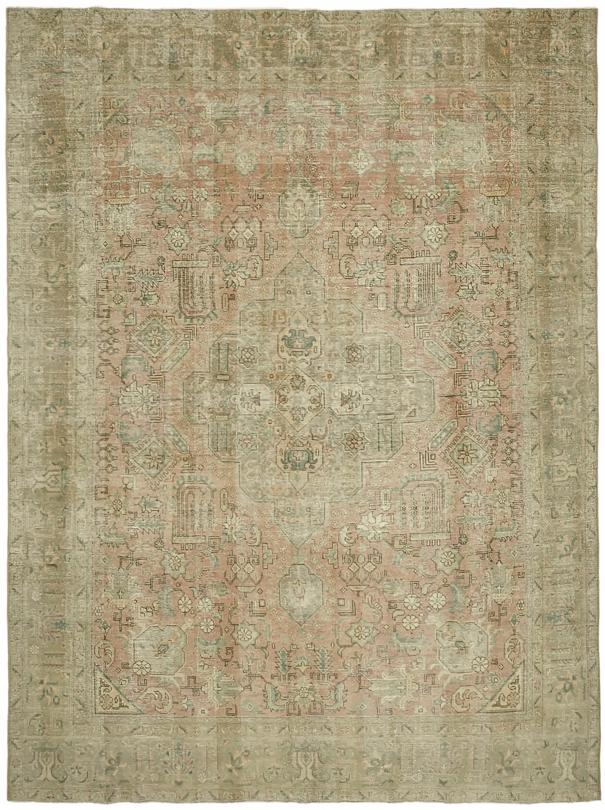 Beige Persian Handmade — 2.87 x 3.78