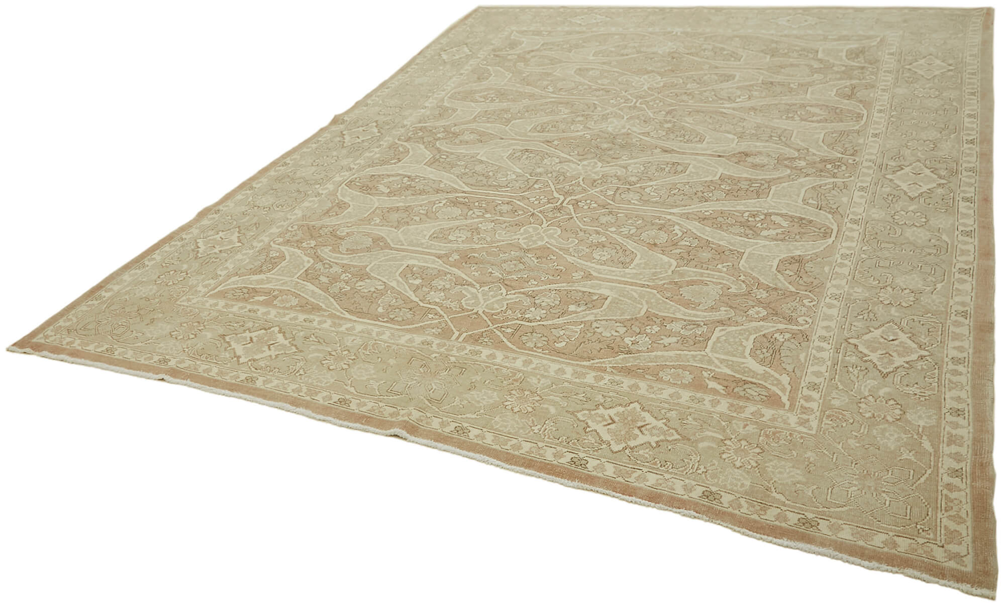 Beige Persian Handmade — 2.66 x 3.40