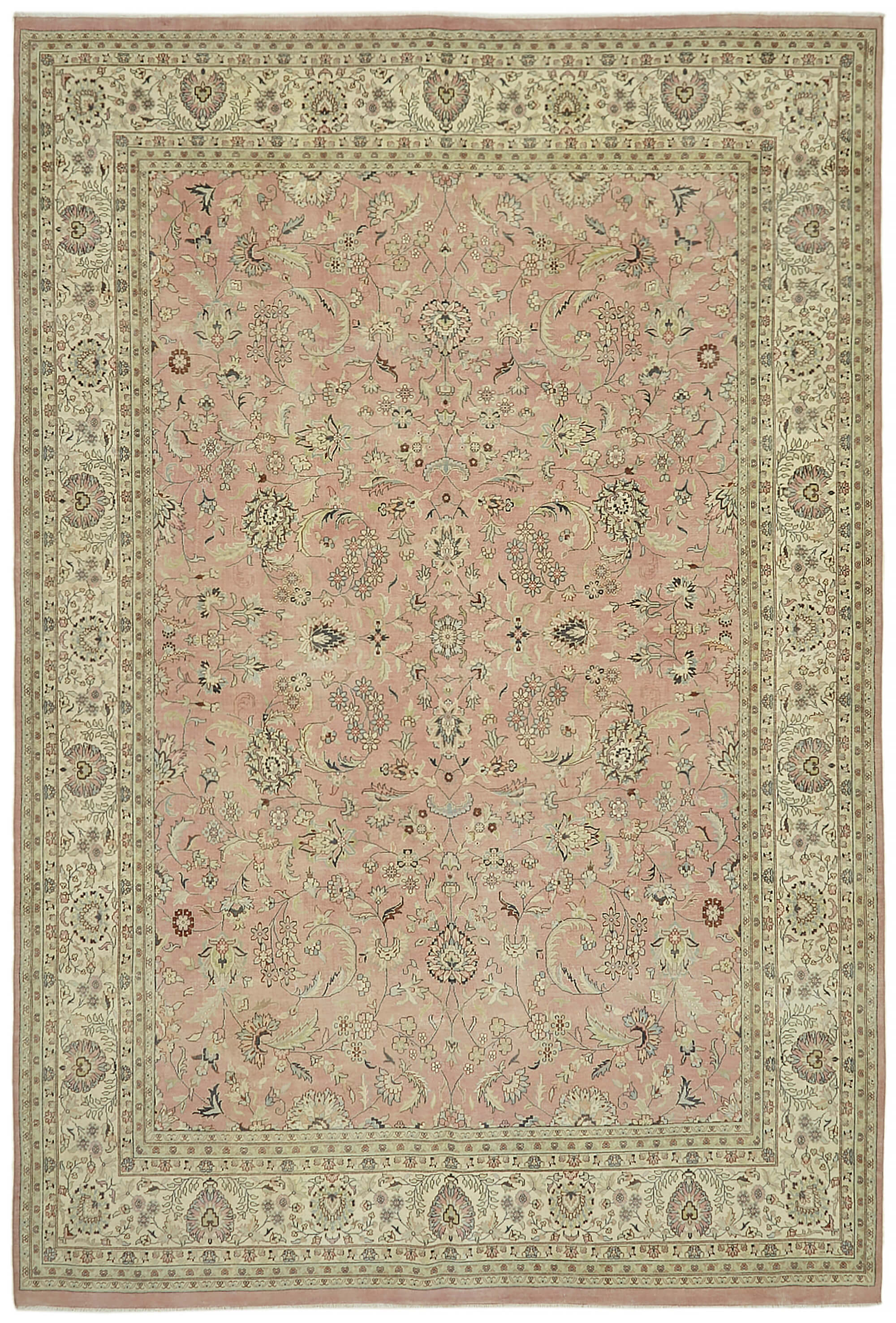 Beige Persian Handmade — 2.72 x 3.95