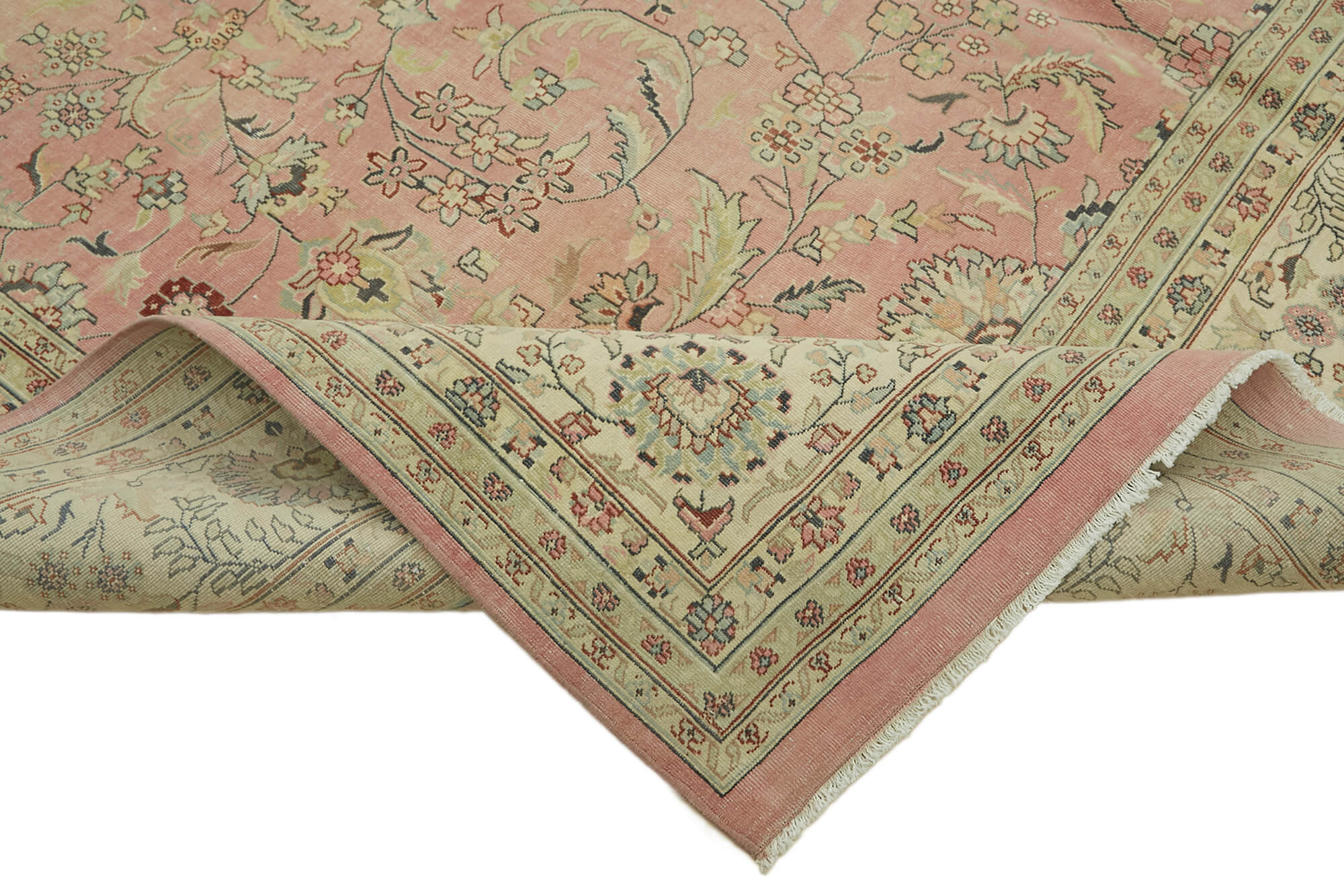 Beige Persian Handmade — 2.72 x 3.95