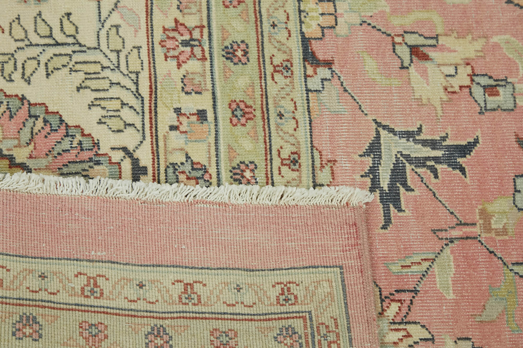 Beige Persian Handmade — 2.72 x 3.95