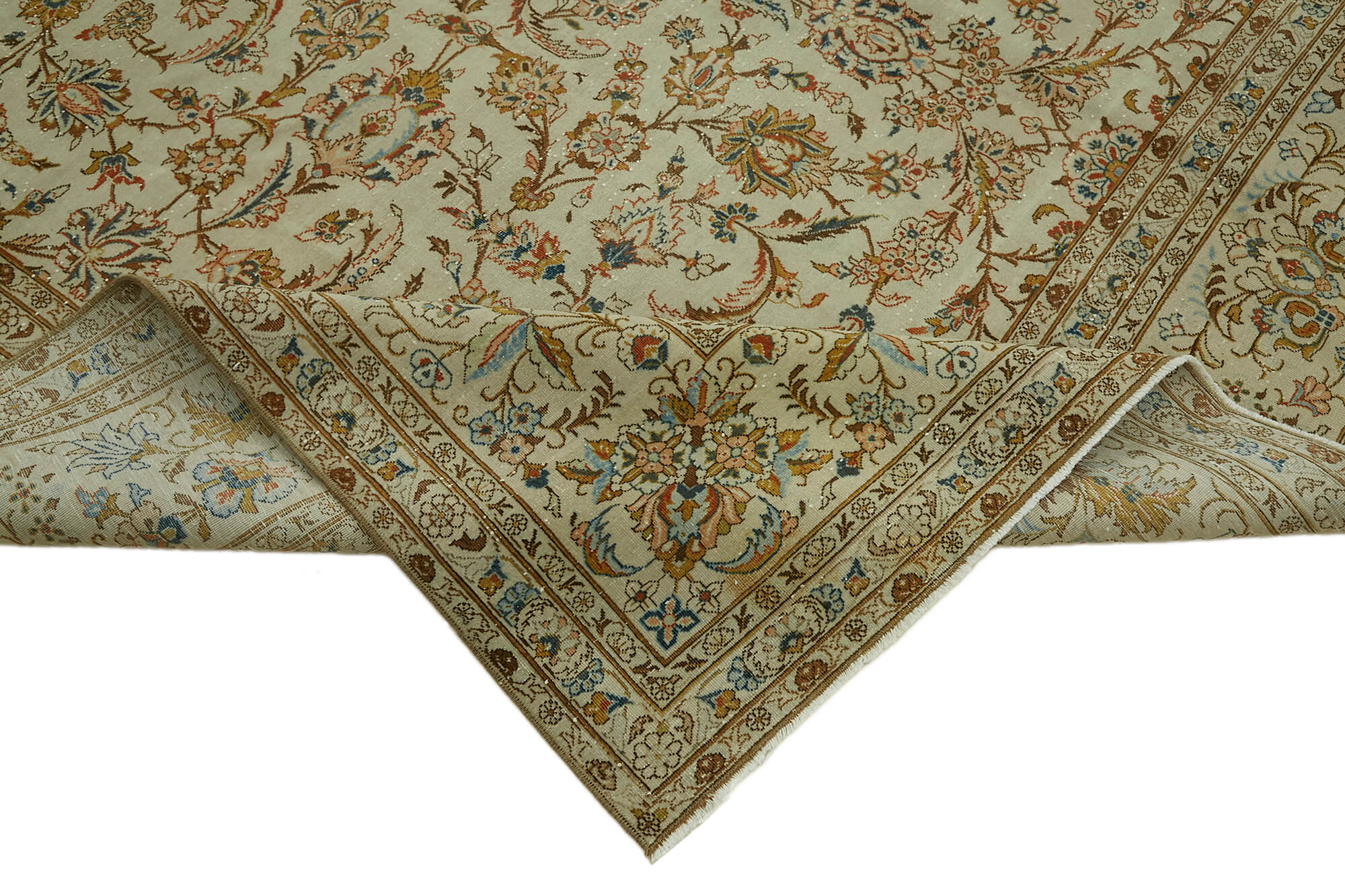 Beige Persian Handmade — 2.65 x 3.52