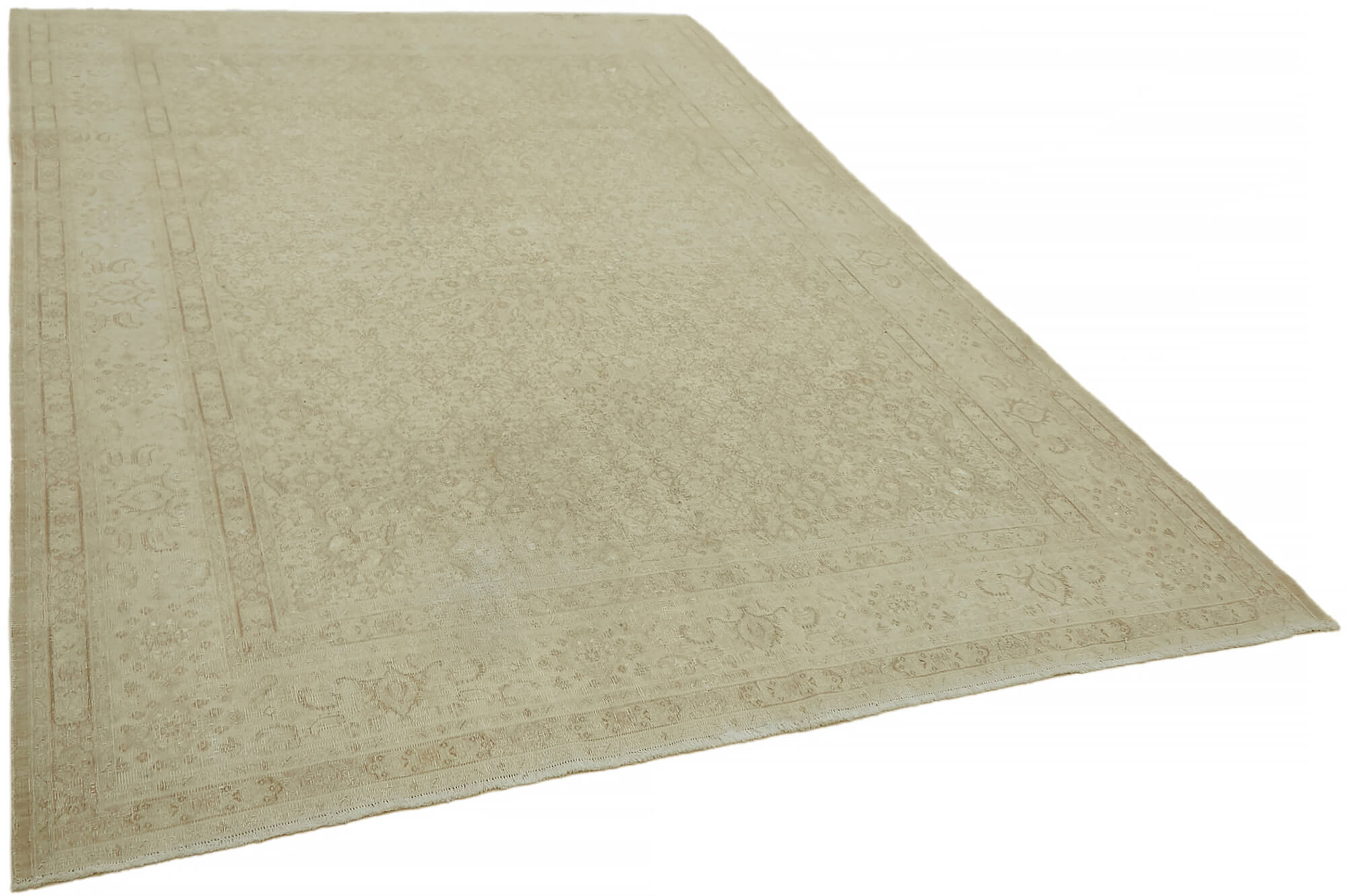 Beige Persian Handmade — 2.11 x 2.86