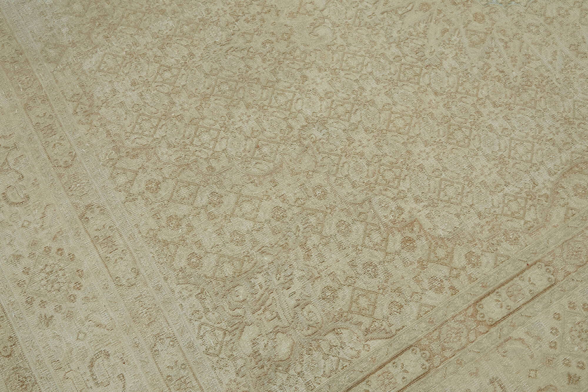 Beige Persian Handmade — 2.11 x 2.86