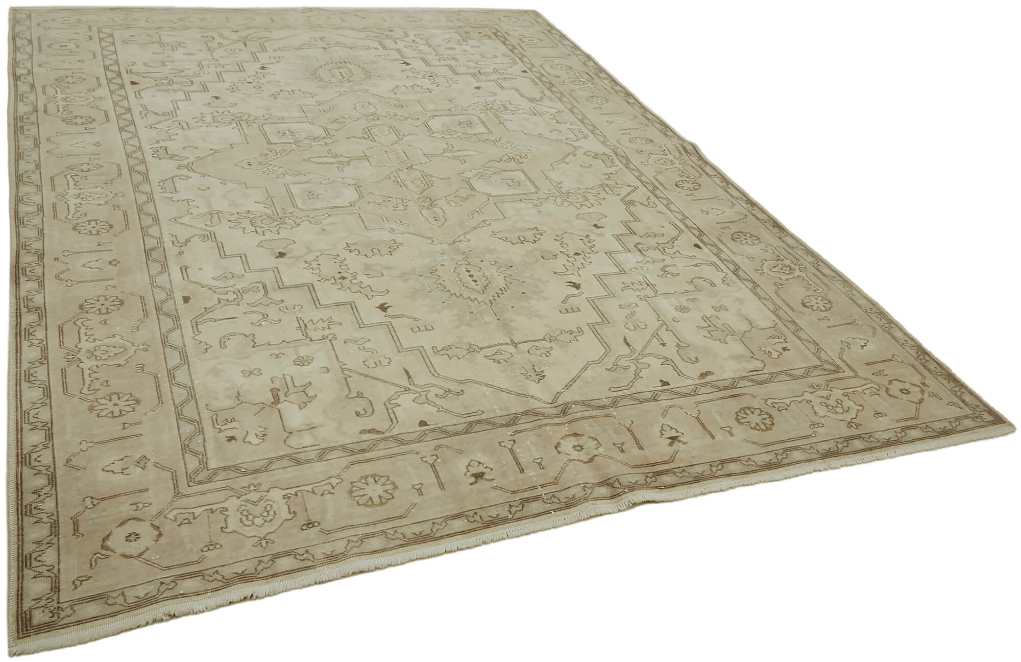 Beige Persian Handmade — 2.17 x 2.85
