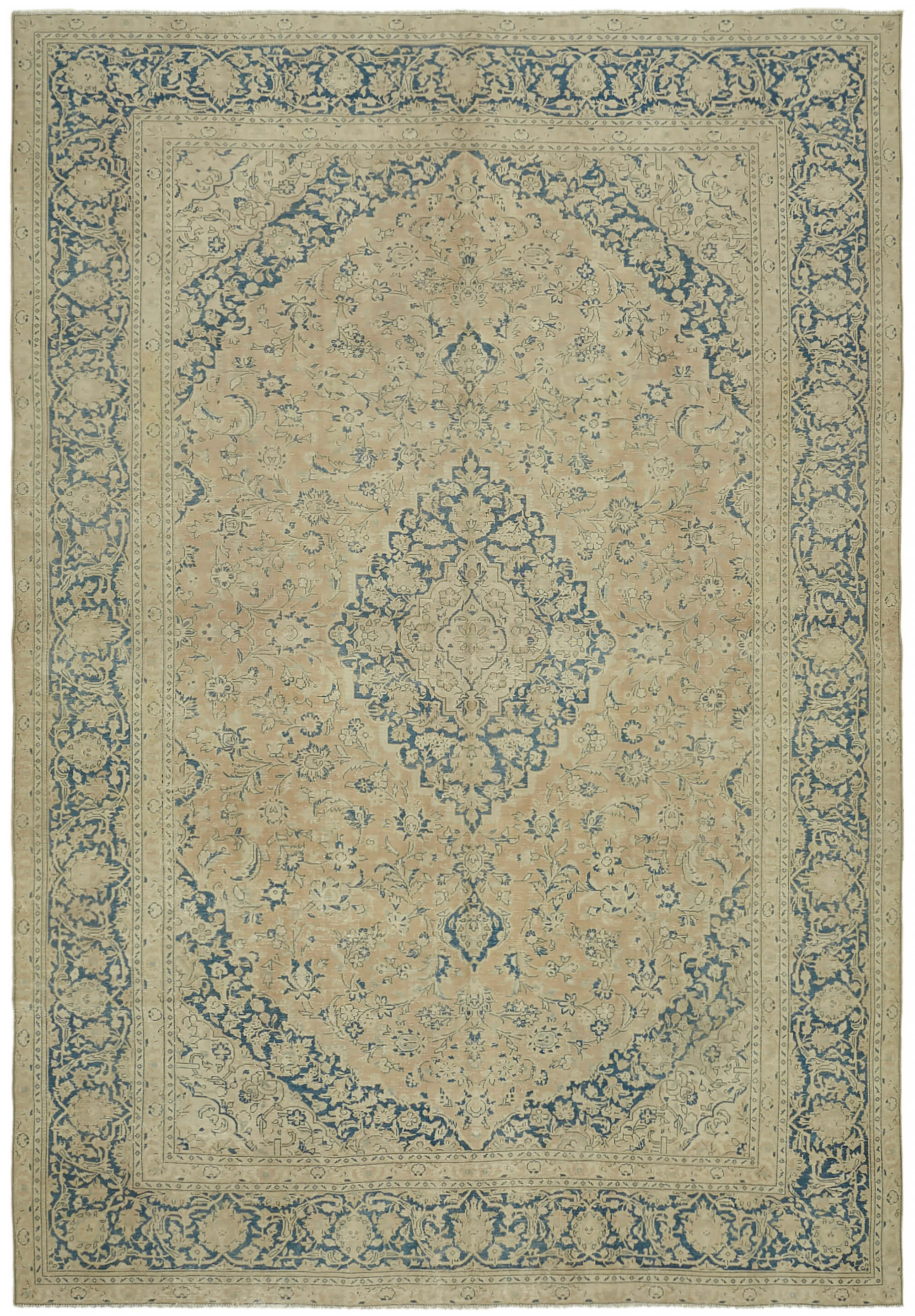Beige Persian Handmade — 3.07 x 4.36