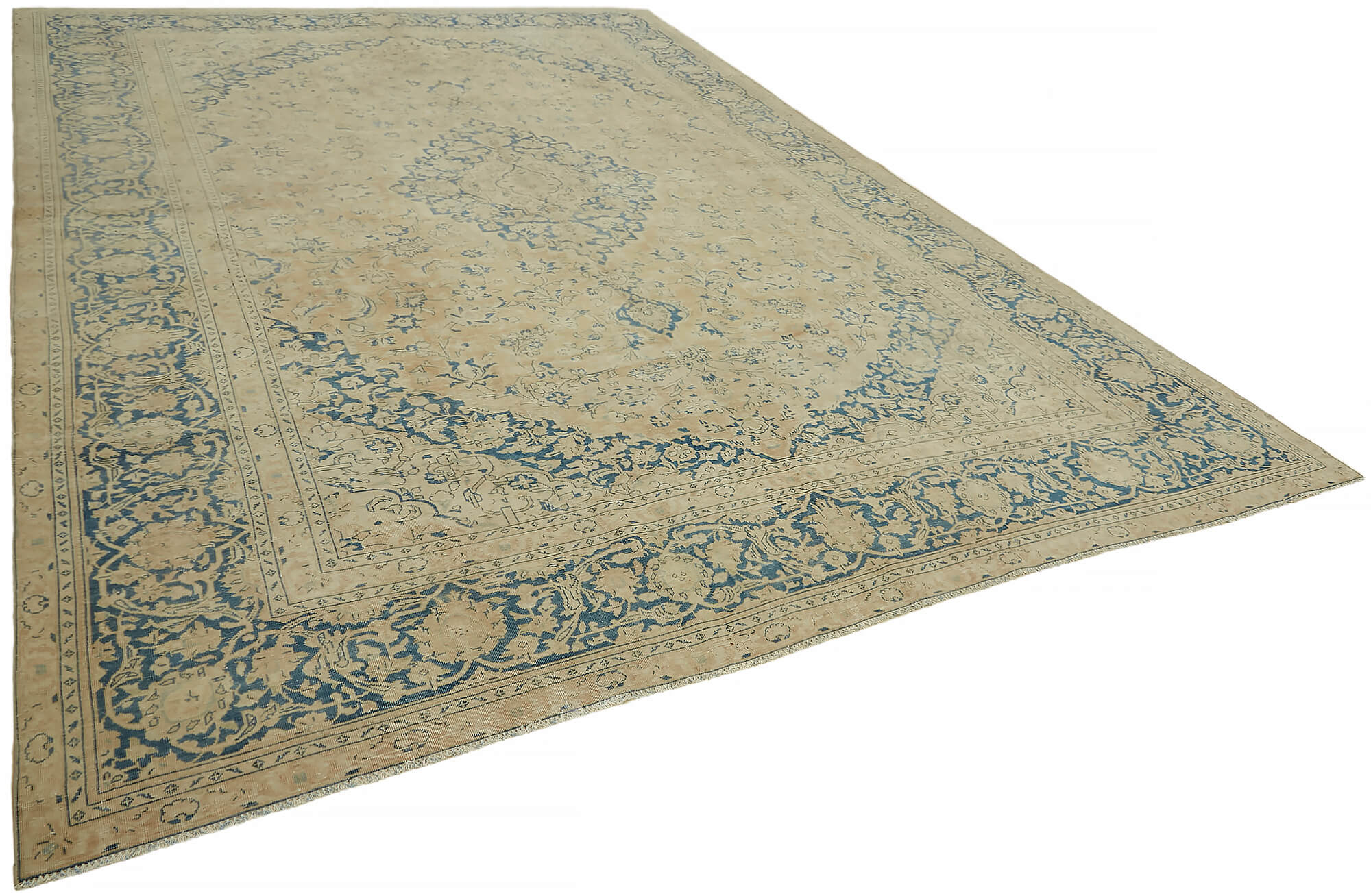 Beige Persian Handmade — 3.07 x 4.36