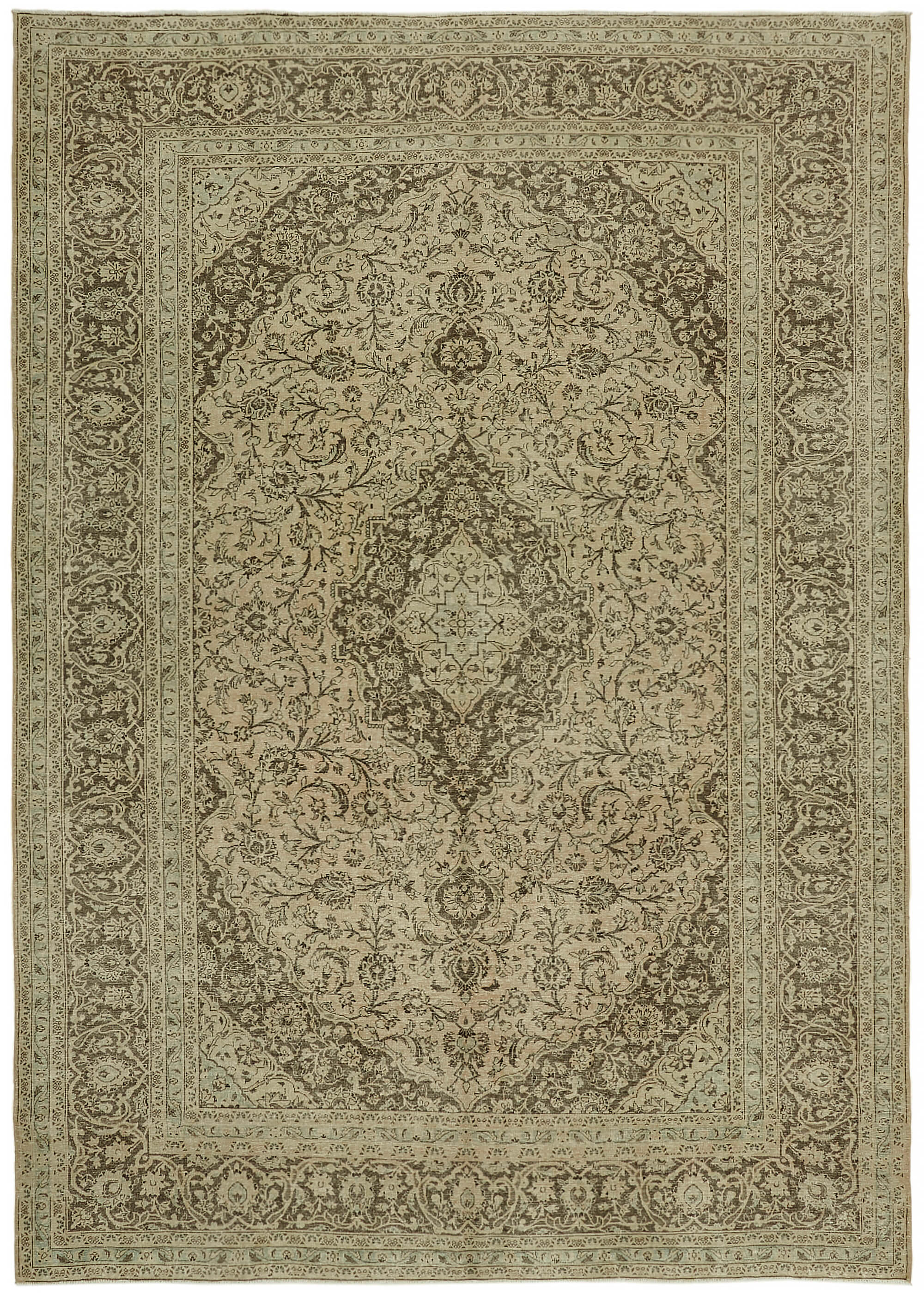 Beige Persian Handmade — 2.92 x 4.08