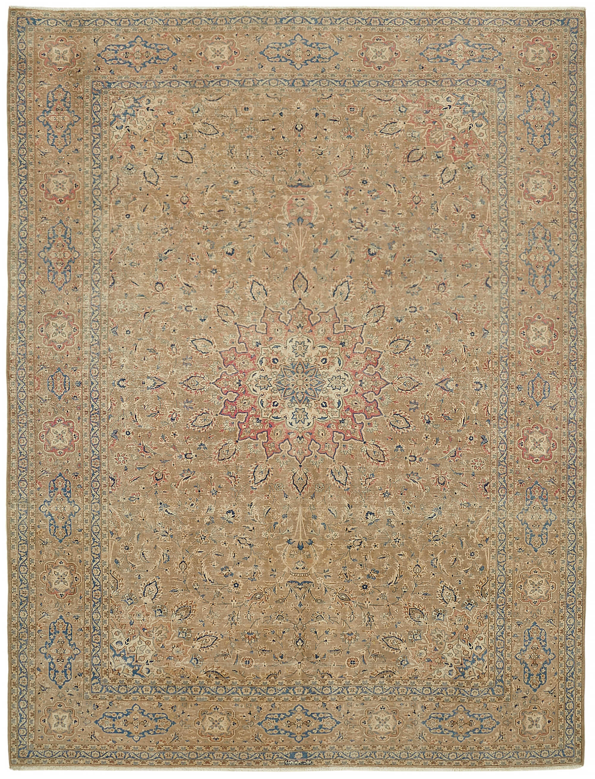 Beige Persian Handmade — 3.02 x 3.94