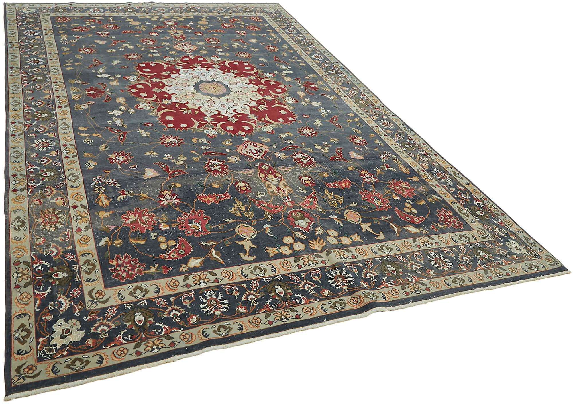Pewter Persian — 2.45 x 3.68