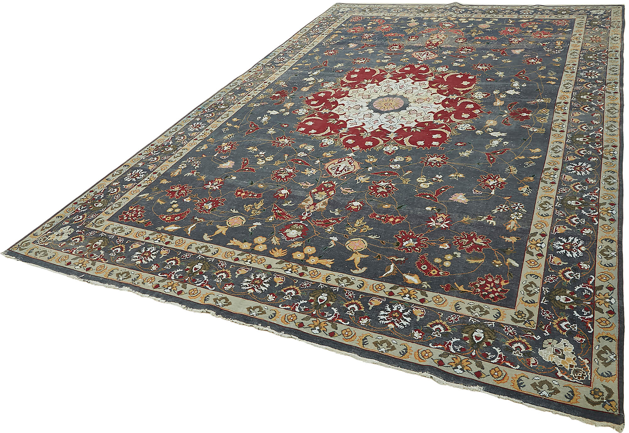 Pewter Persian — 2.45 x 3.68