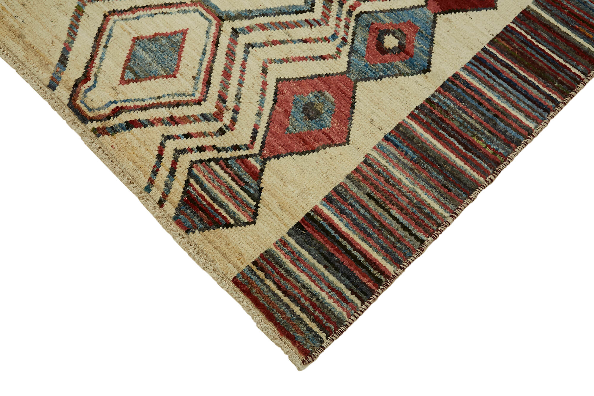 Beige Beige Tribal Atlas Rug – 2.01 x 2.91 — 2.01 x 2.91