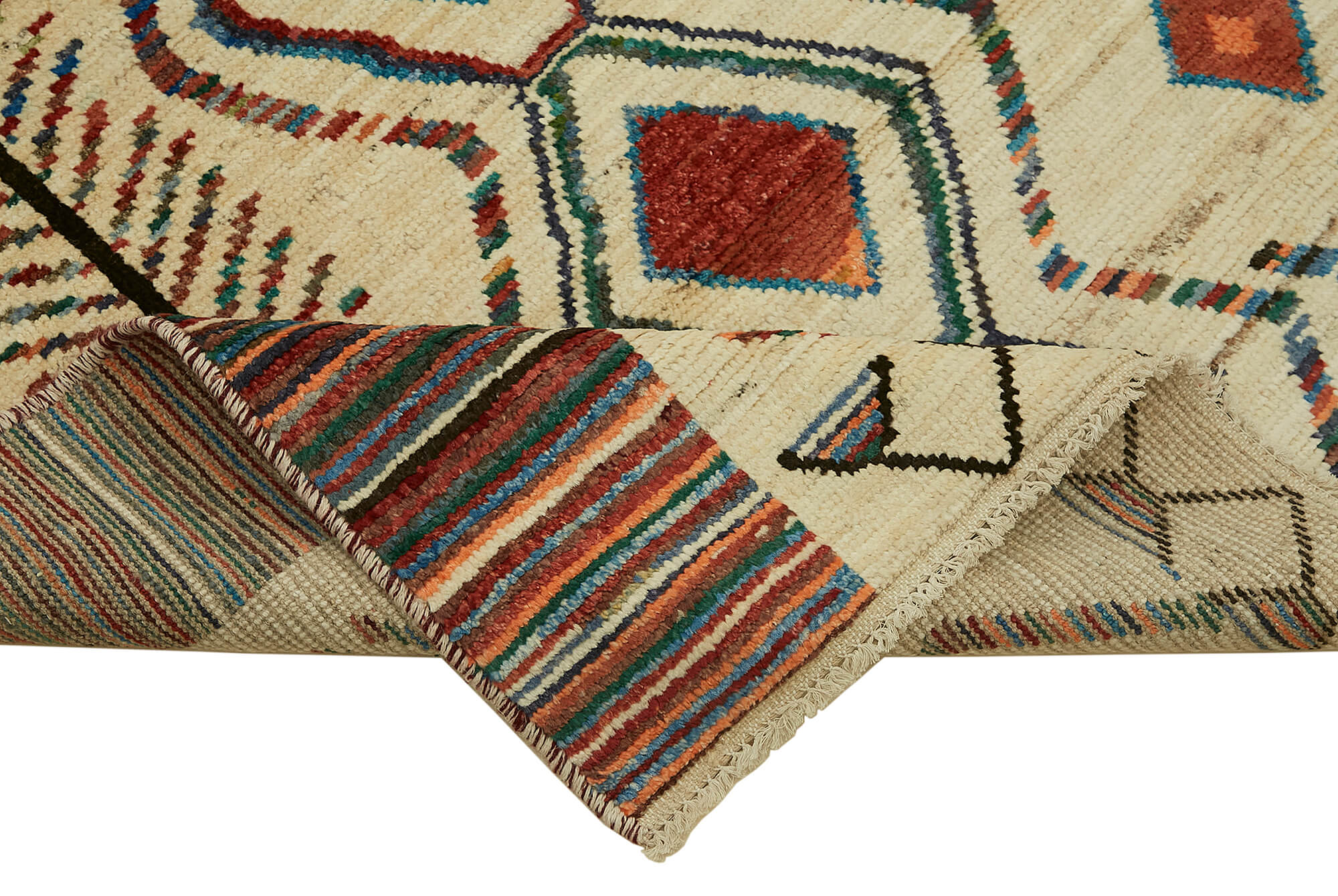 Beige Beige Tribal Atlas Rug – 2.01 x 2.91 — 2.01 x 2.91