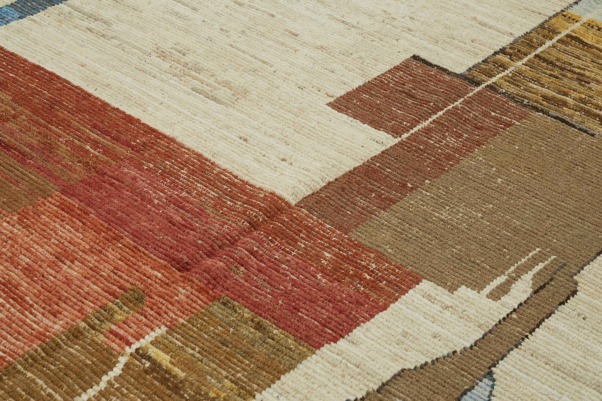Multicolor Multicolor Abstract Atlas Rug – 3.80 x 4.52 — 3.80 x 4.52