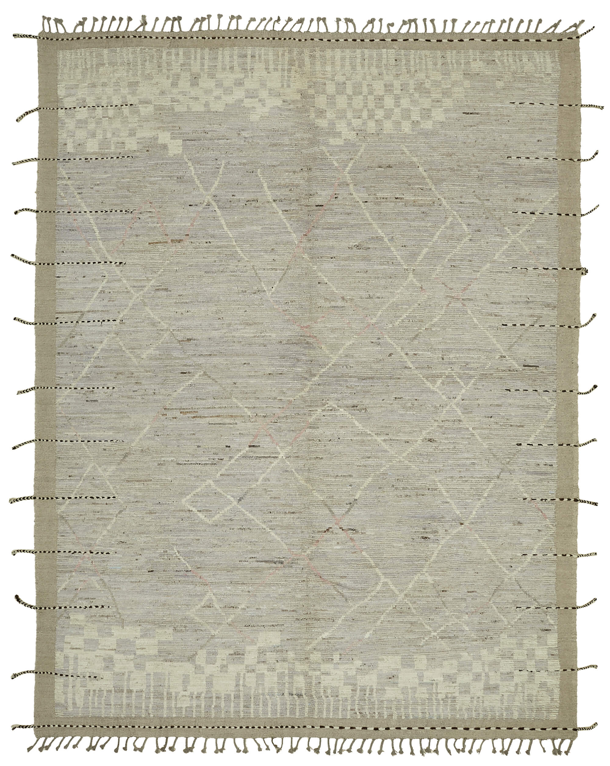 Beige Beige Tribal Atlas Rug – 2.90 x 3.74 — 2.90 x 3.74