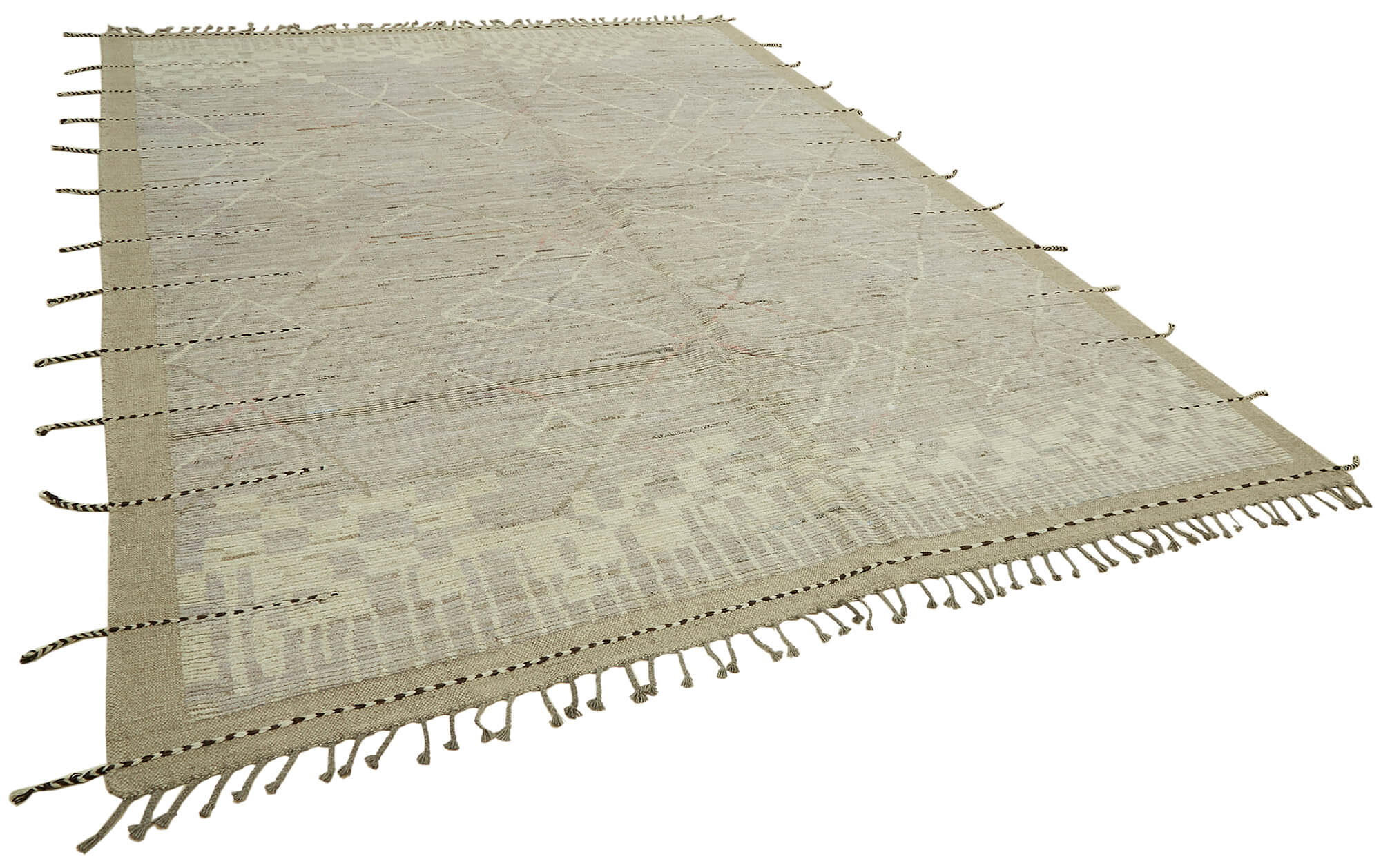 Beige Beige Tribal Atlas Rug – 2.90 x 3.74 — 2.90 x 3.74