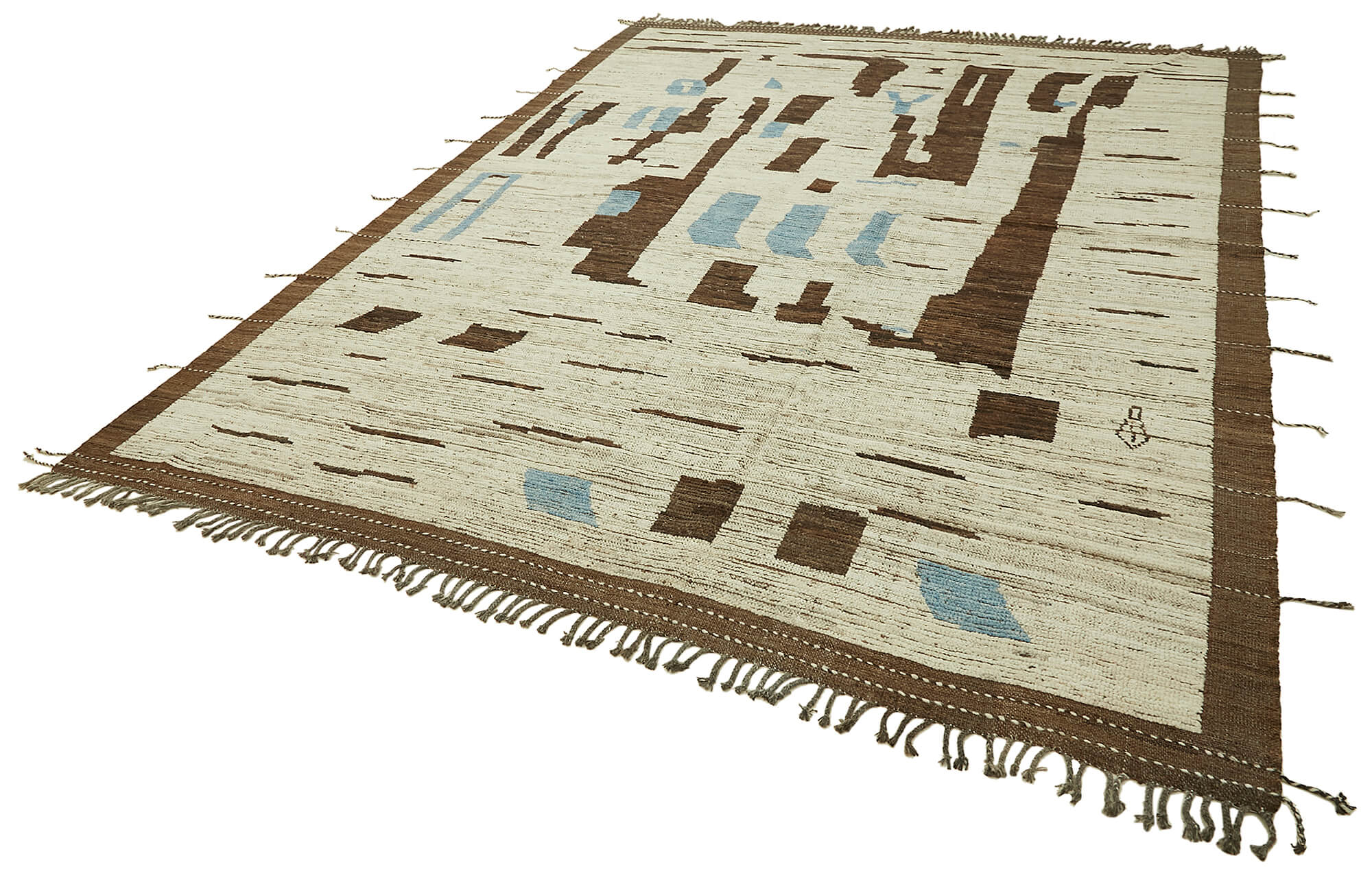 Beige Beige Behesht Atlas Rug – 2.74 x 3.78 — 2.74 x 3.78