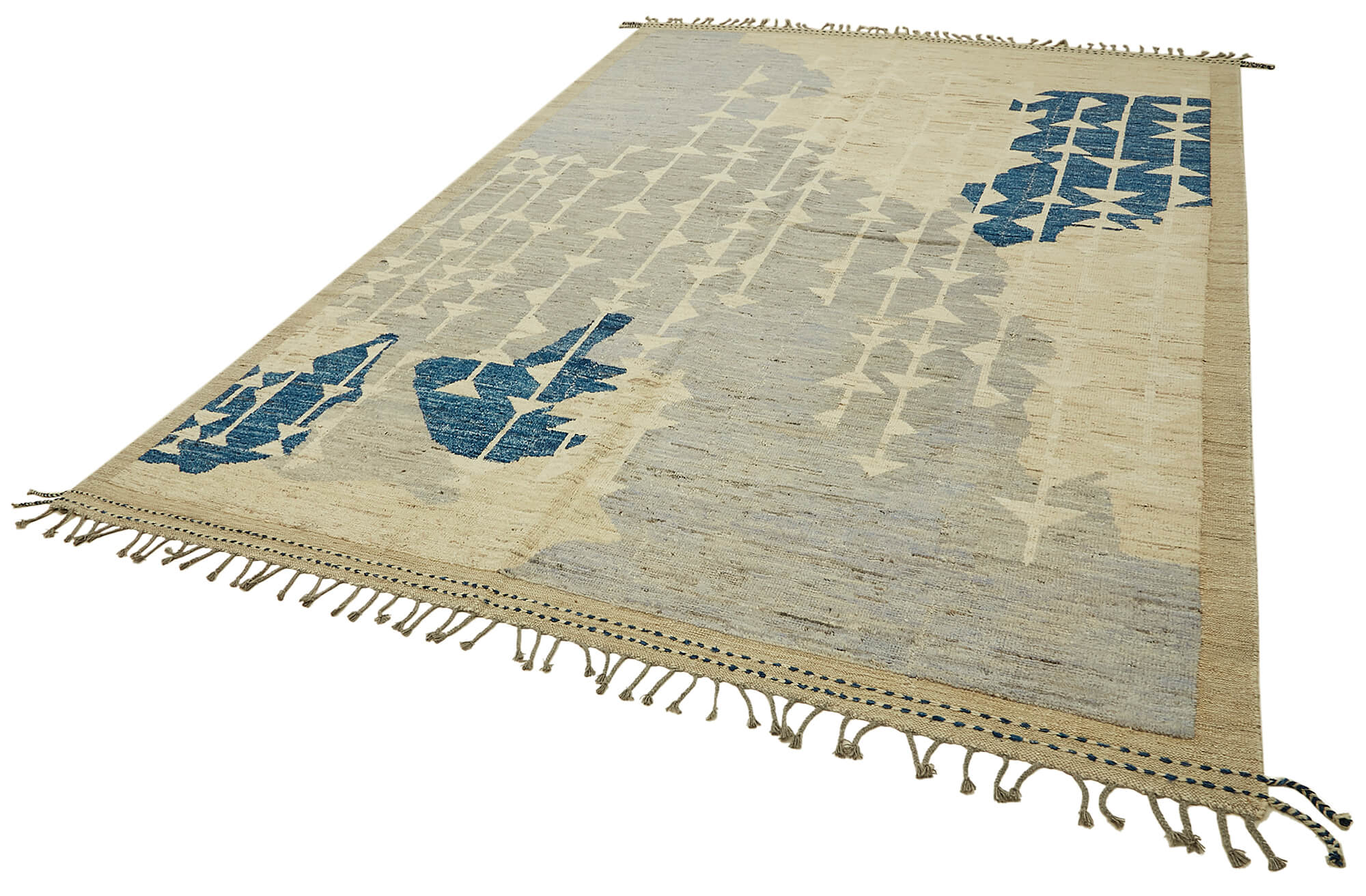 Beige Beige Tribal Atlas Rug – 2.73 x 3.82 — 2.73 x 3.82