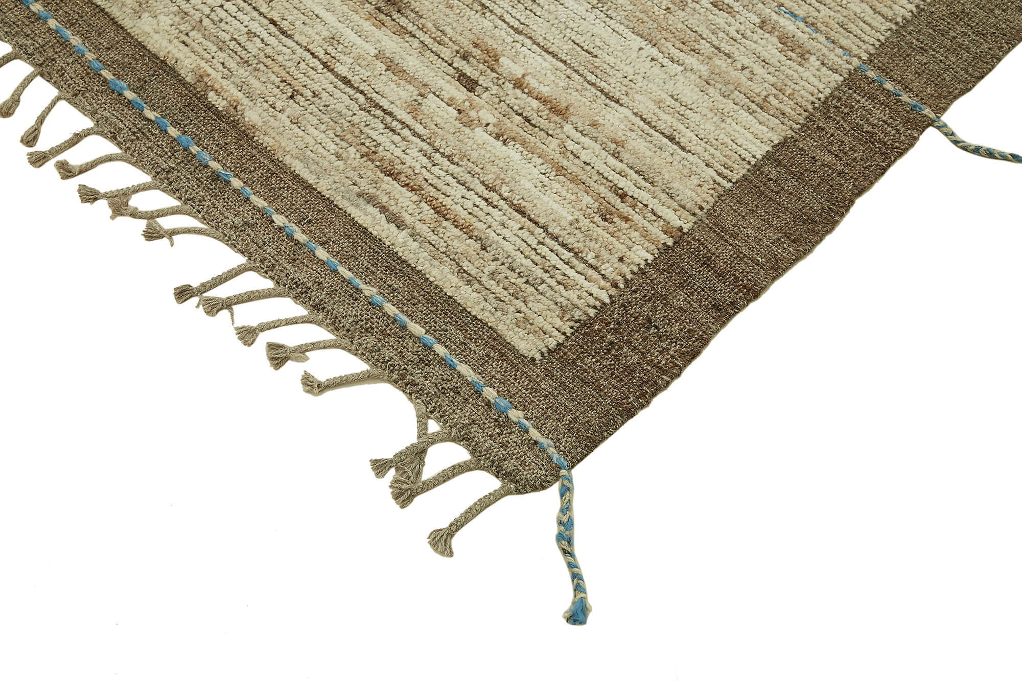 Beige Beige Tribal Atlas Rug – 2.88 x 3.52 — 2.88 x 3.52