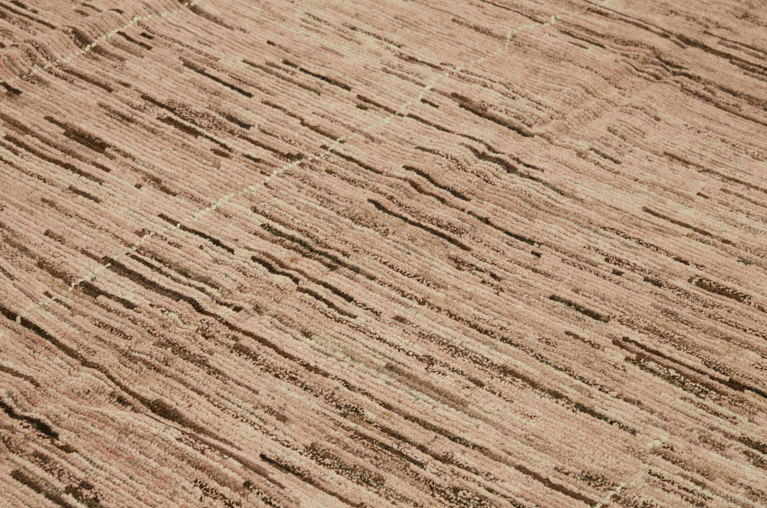 Brown Brown Tribal Atlas Rug – 2.90 x 3.70 — 2.90 x 3.70