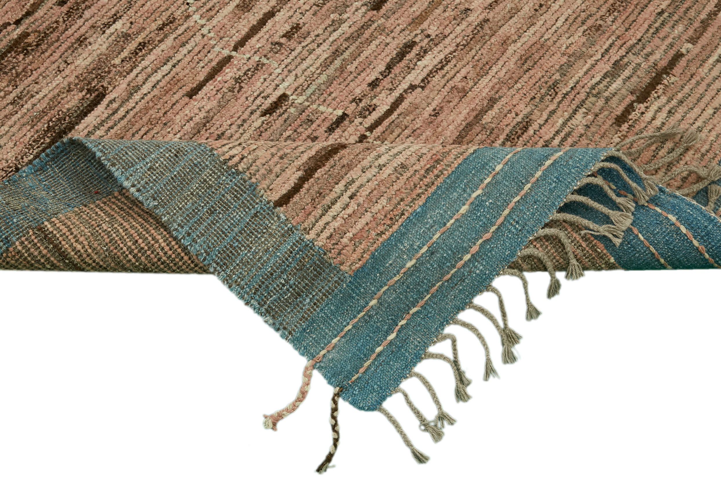 Brown Brown Tribal Atlas Rug – 2.90 x 3.70 — 2.90 x 3.70
