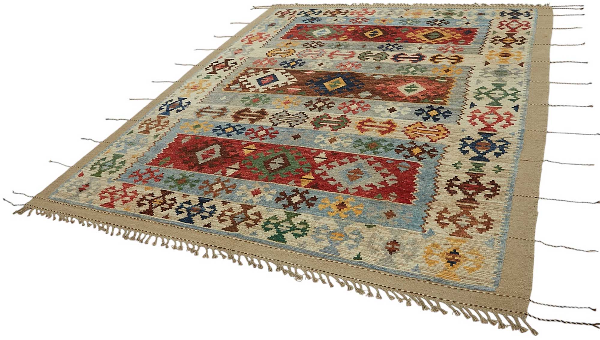 Beige Beige Narengi Atlas Rug – 2.55 x 3.21 — 2.55 x 3.21