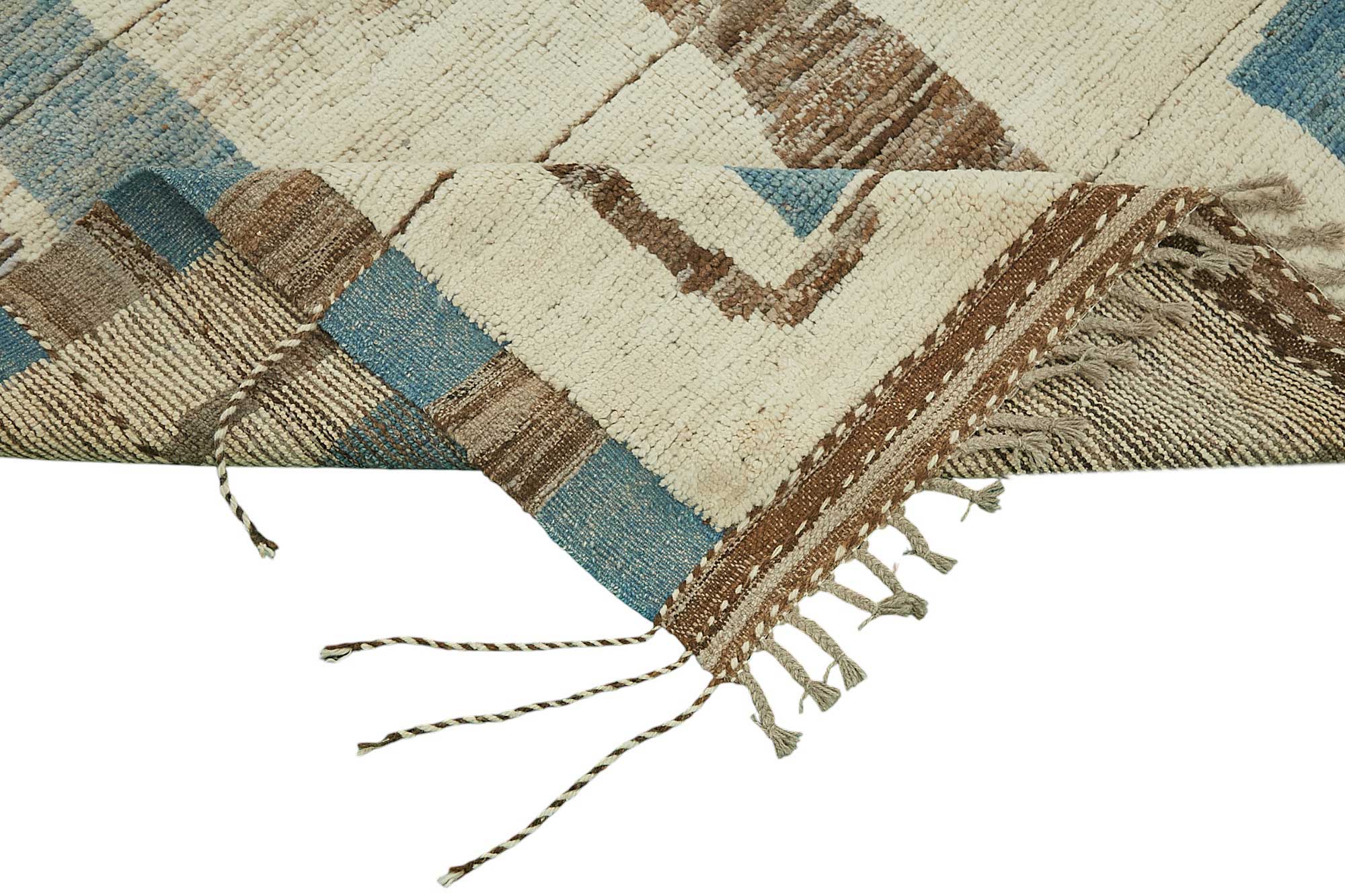 Beige Beige Zari Atlas Rug – 2.60 x 3.07 — 2.60 x 3.07