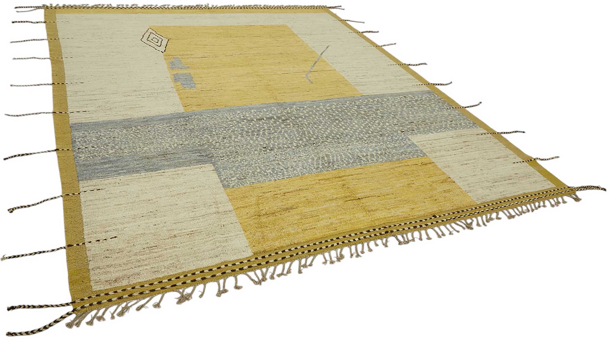 Beige Beige Zard Atlas Rug – 2.54 x 3.12 — 2.54 x 3.12