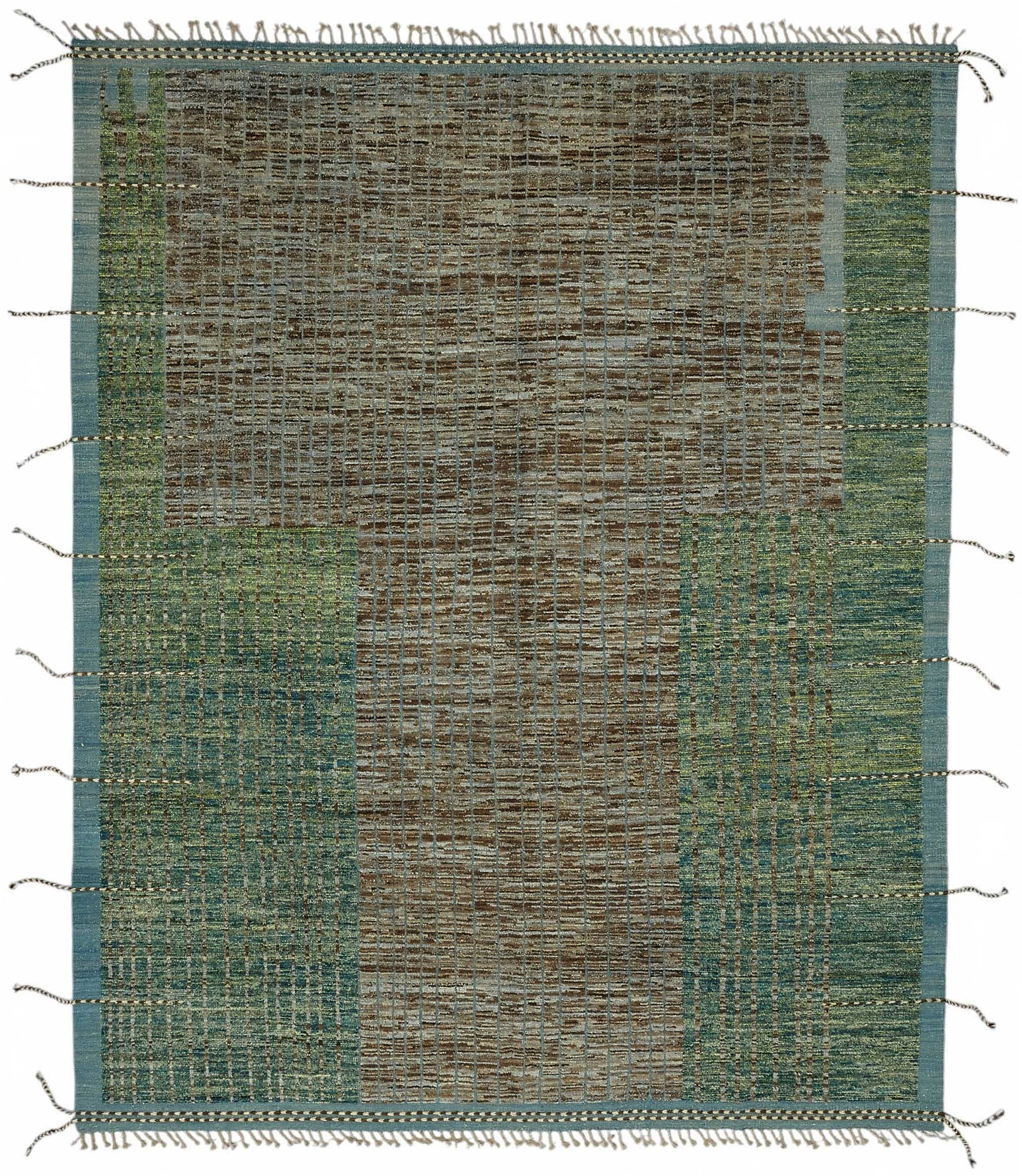 Brown Brown Tribal Rug Rug – 2.95 x 3.71 — 2.95 x 3.71