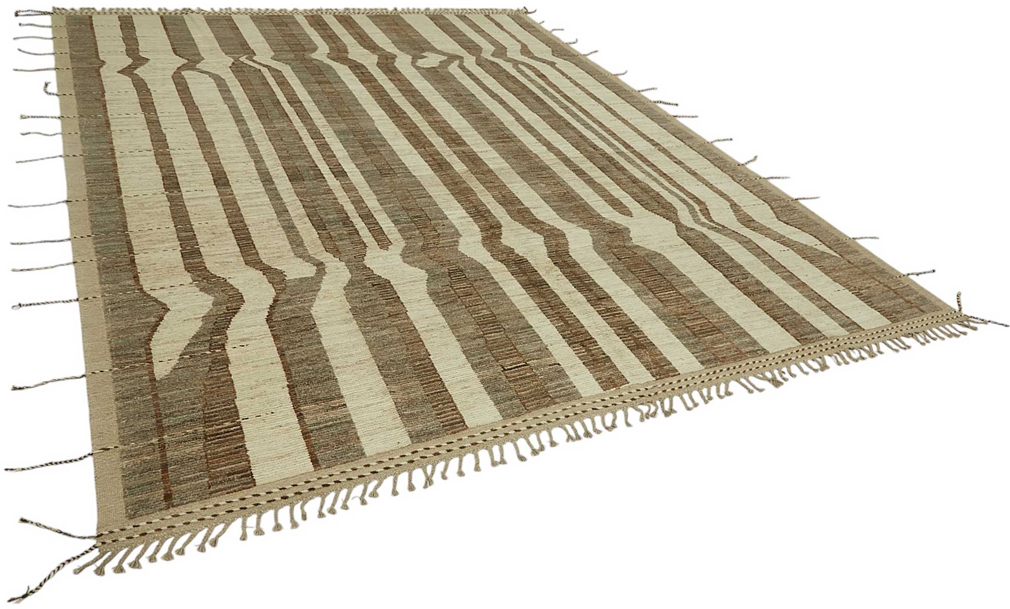 Beige Beige Tribal Atlas Rug – 2.85 x 3.69 — 2.85 x 3.69