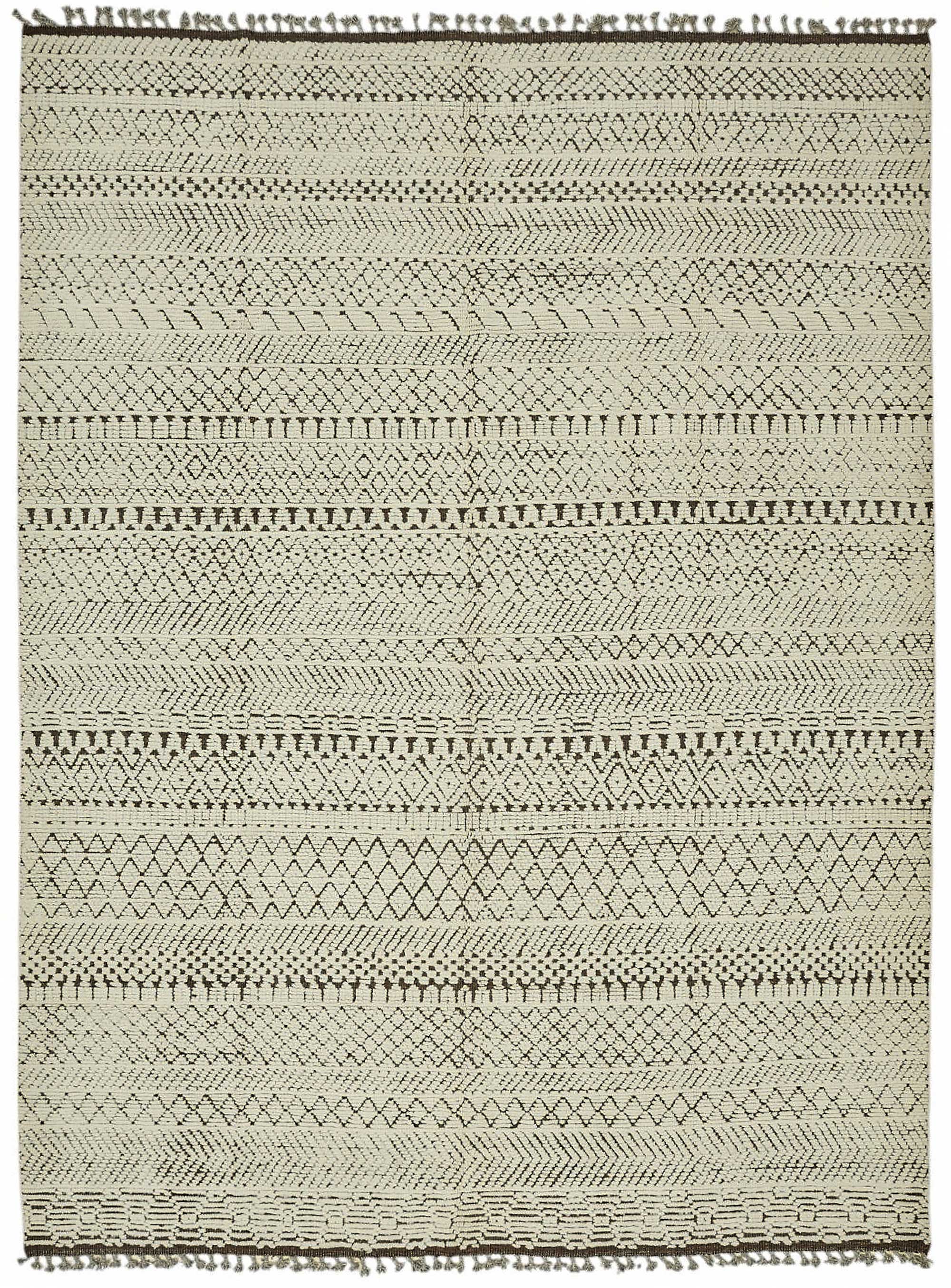 Beige Beige Zari Atlas Rug – 2.78 x 3.74 — 2.78 x 3.74