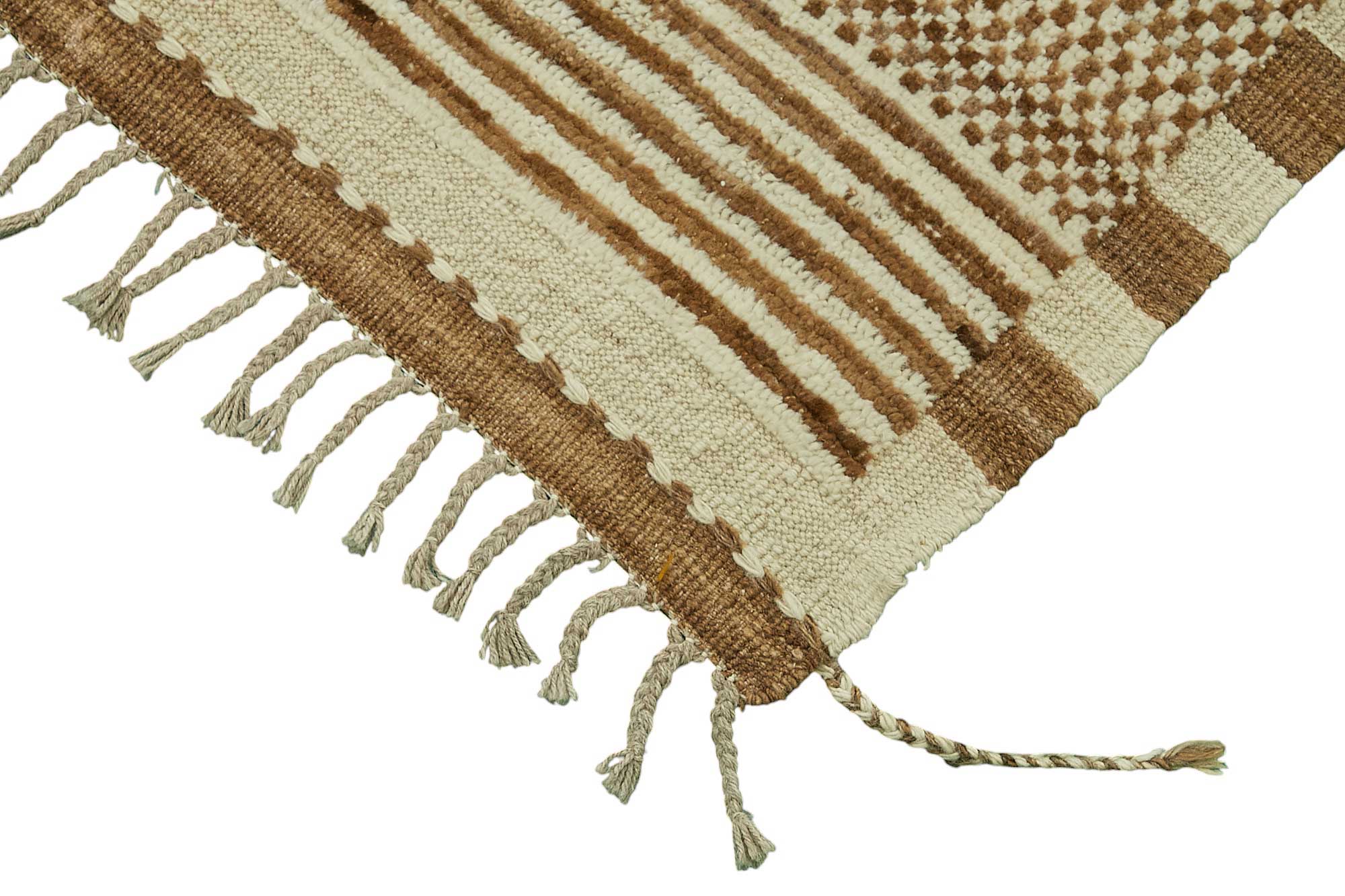 Beige Beige Khakee Tribal Atlas Rug – 2.80 x 3.69 — 2.80 x 3.69