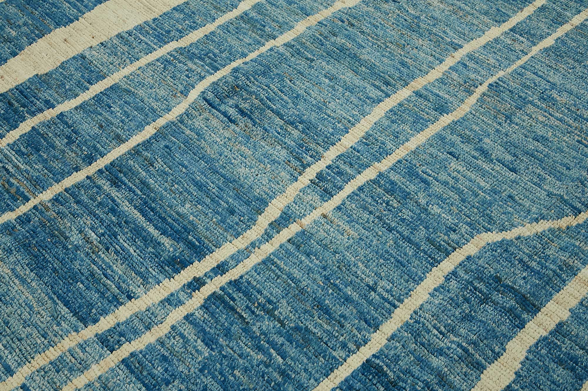 Blue Blue Samandar Atlas Rug – 2.88 x 3.69 — 2.88 x 3.69